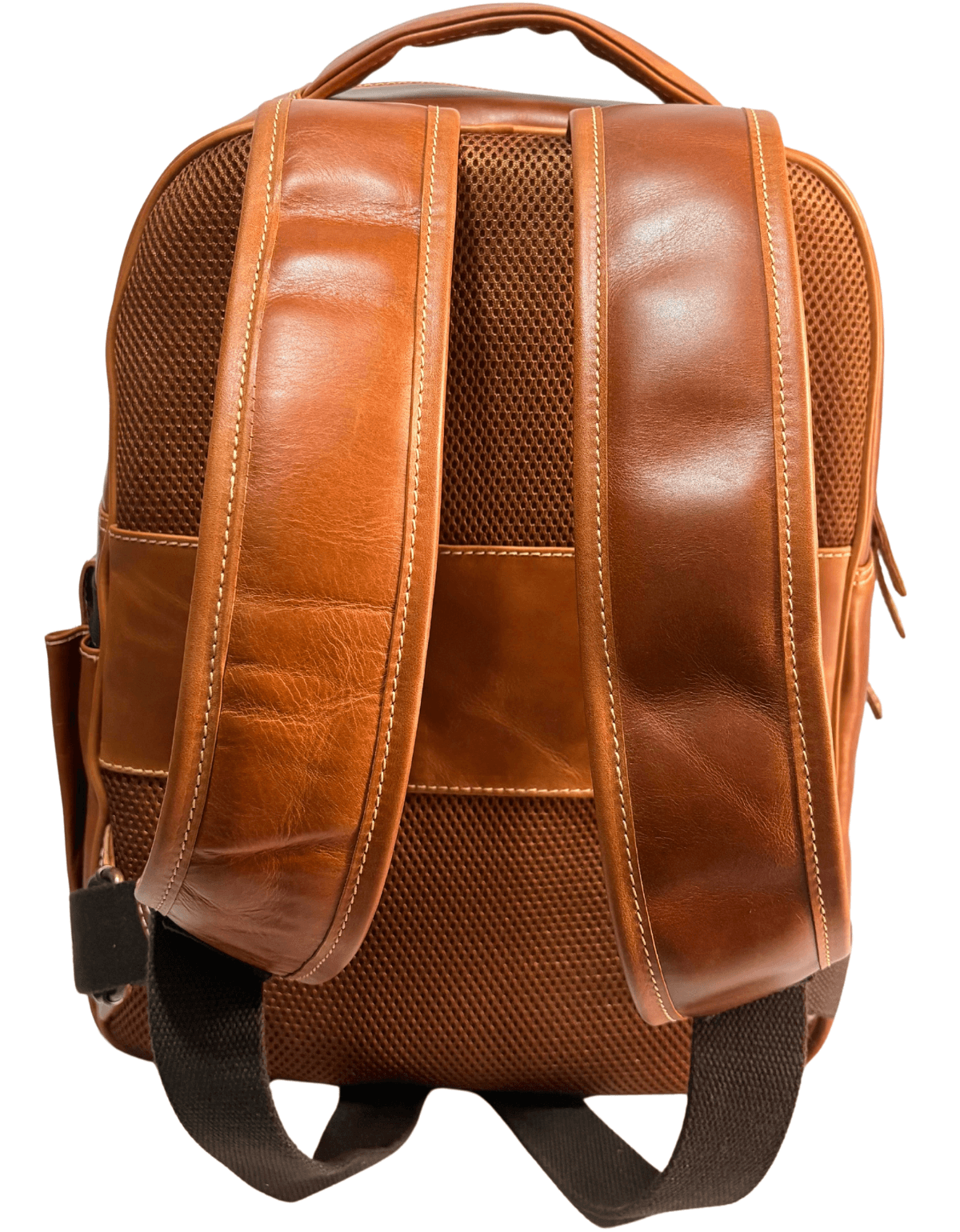 Mochila Grande De Piel Legitima Genuina Espaciosa Bp011 — imagen 10