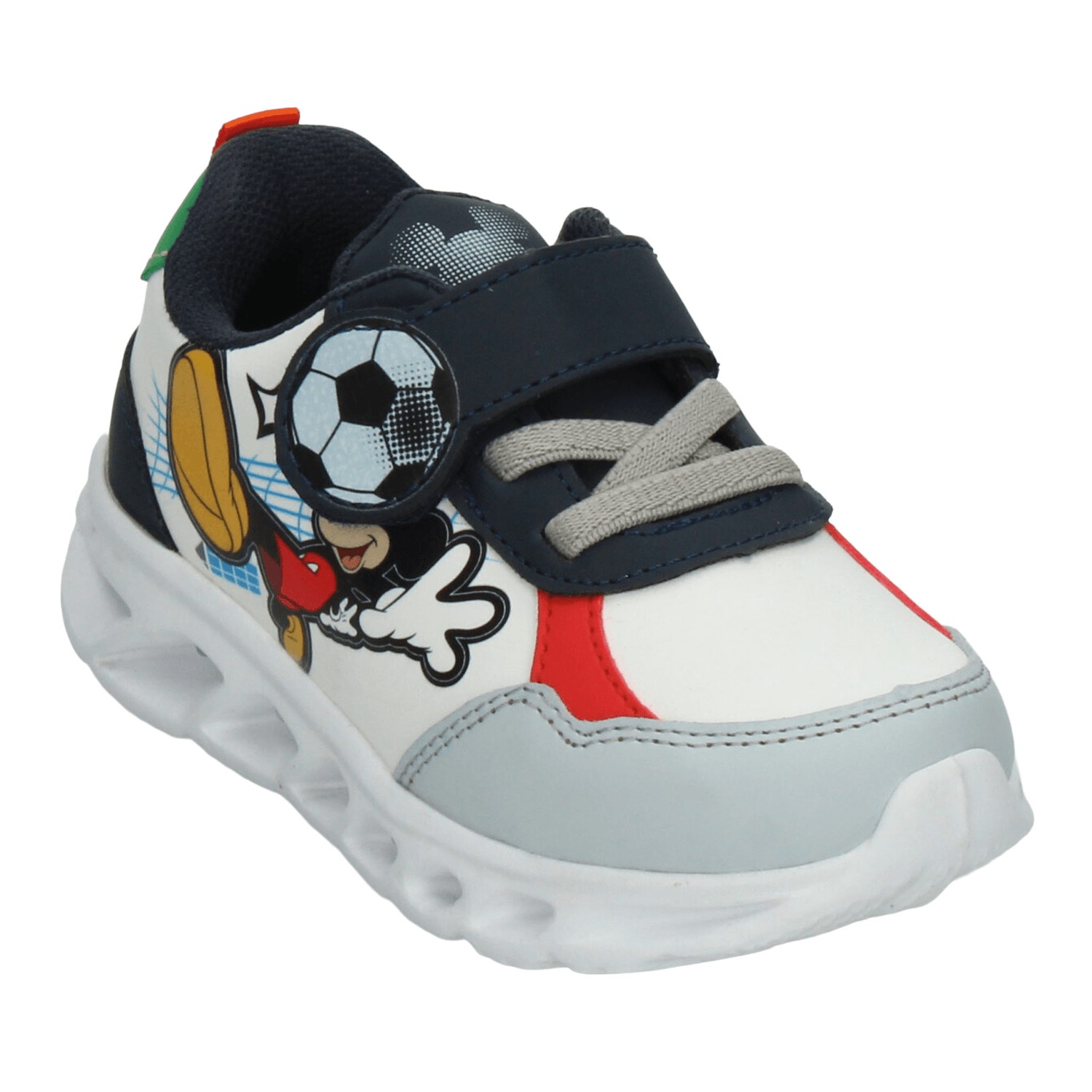 Tenis Disney Mickey Mouse Niño Casual Led Blanco Infantil T15-18 — imagen 4