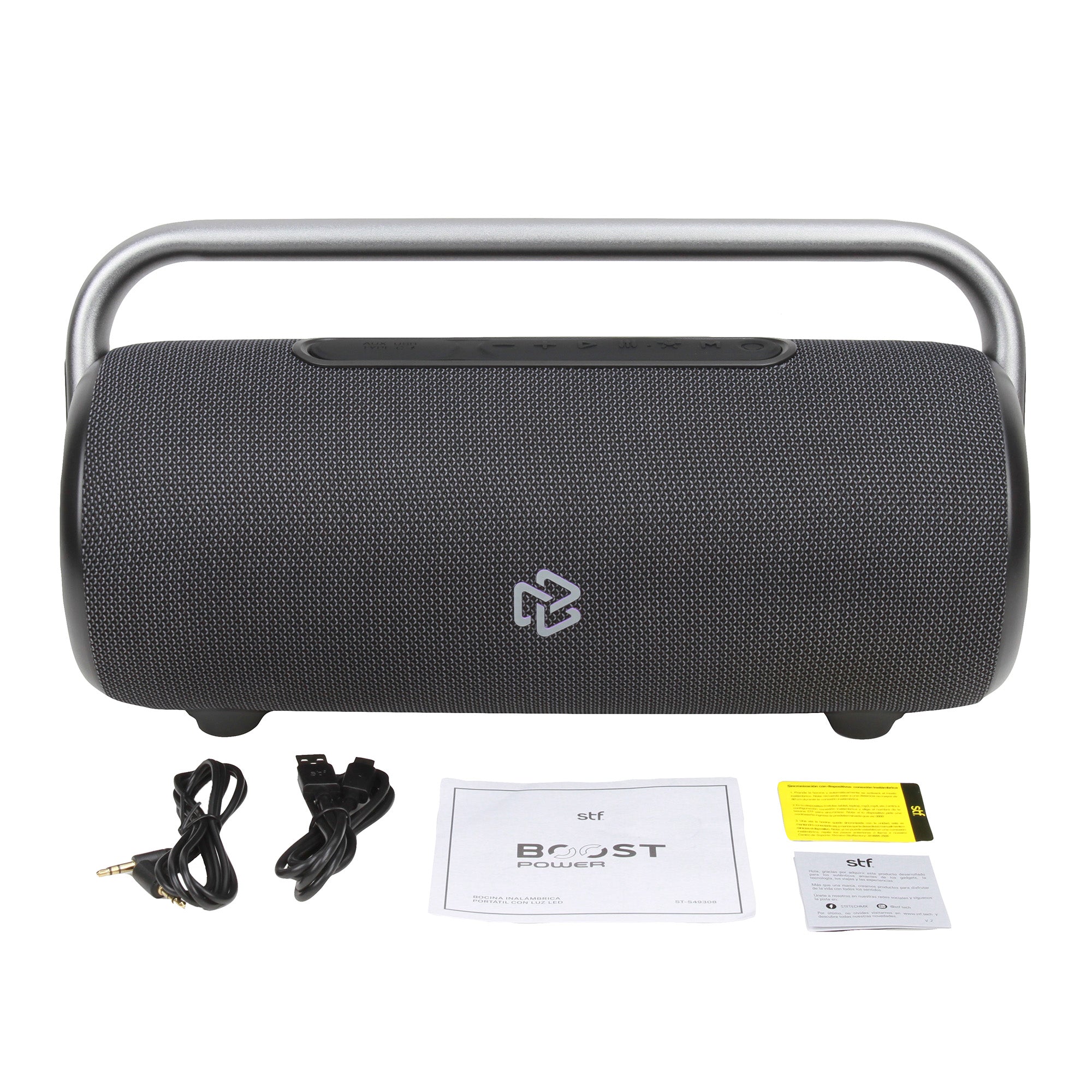 Bocina Portatil Boost Power STF 80W 7hrs Uso Funcion Tws con Power Bank — imagen 11