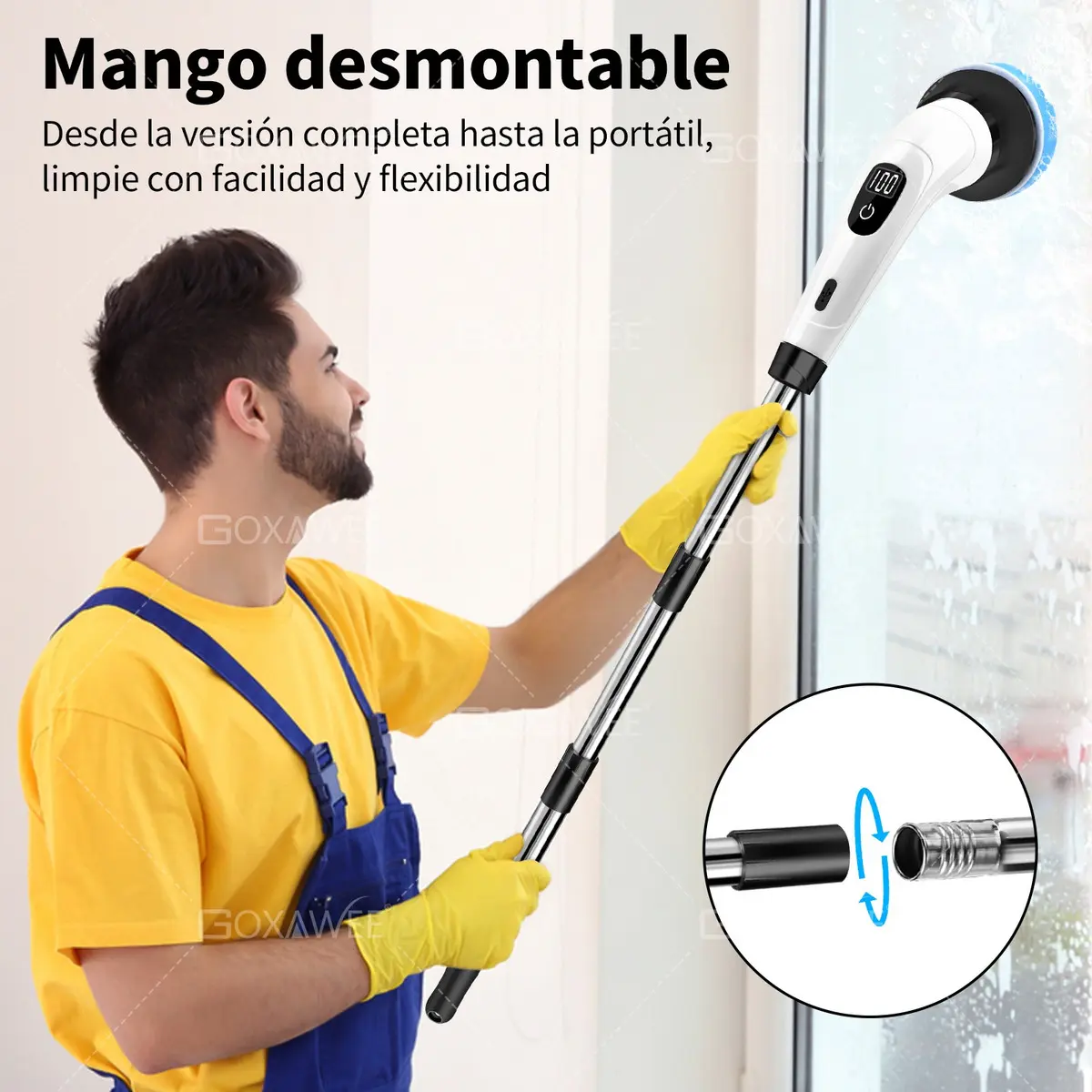 Cepillo Eléctrico Multifuncional para Limpieza del Hogar — imagen 5
