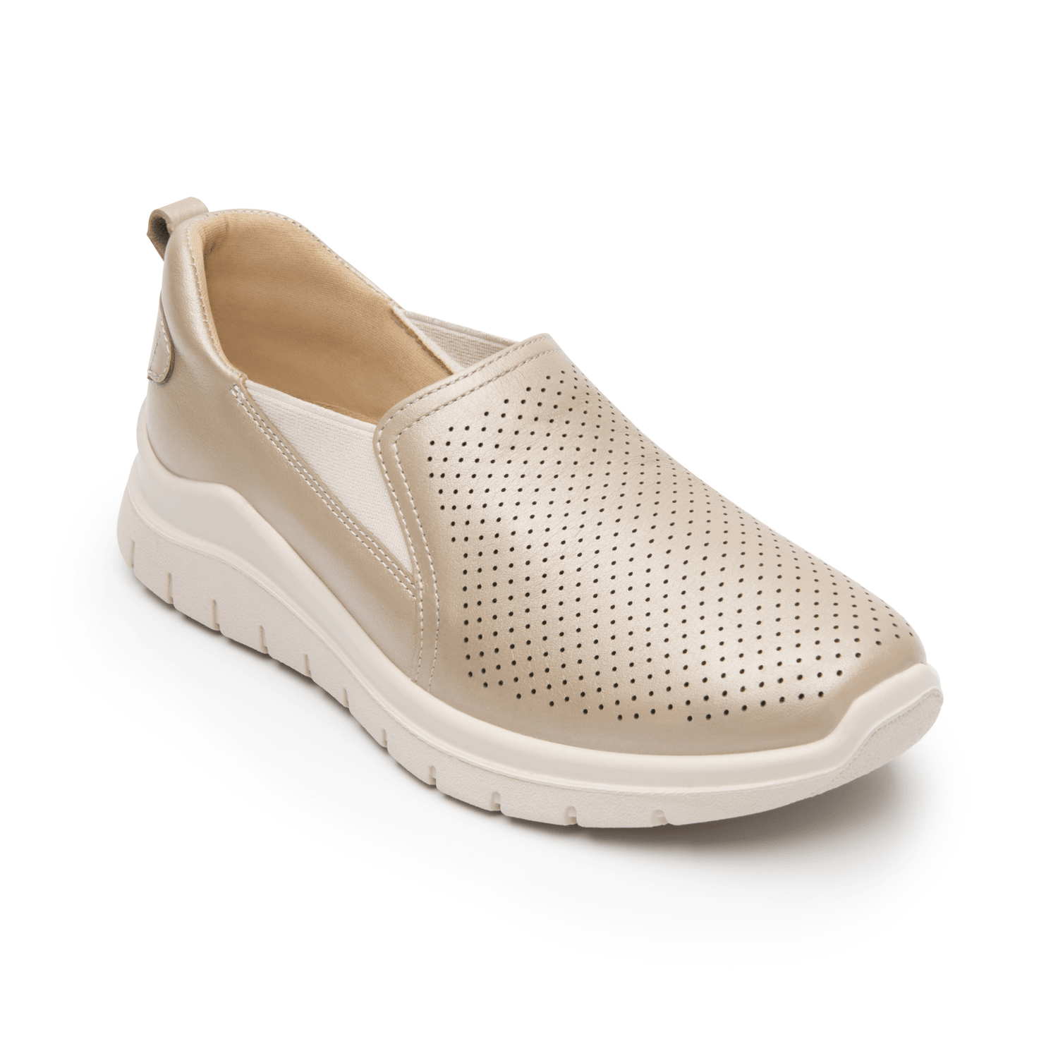 Zapato Confort Flexi Dama Confort Dorado Mujer — imagen 2