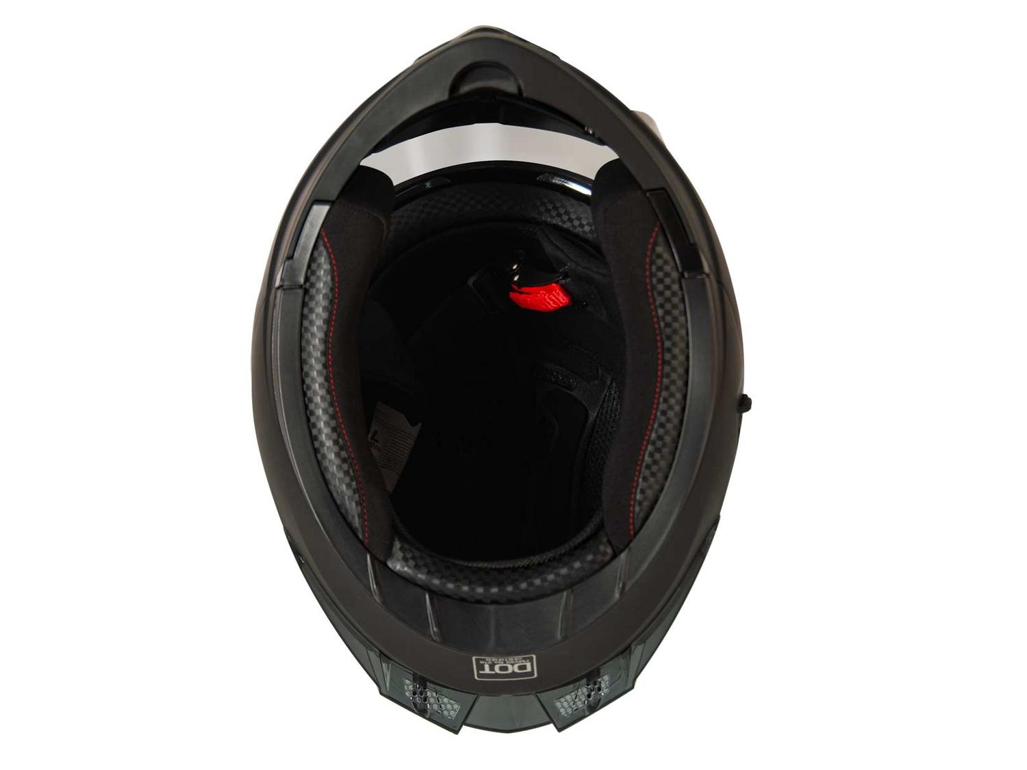 Casco motocicleta certificado DOT abatible moto WKL CH-103 — imagen 7