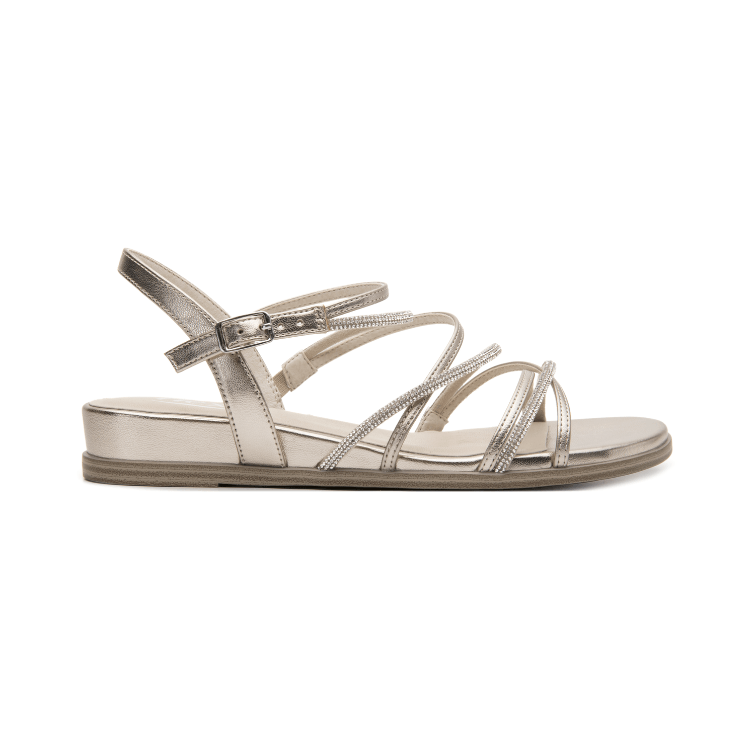 Sandalias Flexi Dama Casual Dorado Mujer — imagen 1