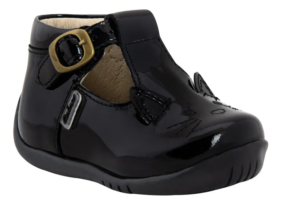 Zapato Escolar Coloso Niña De Piel Bordado 947278 — imagen 17
