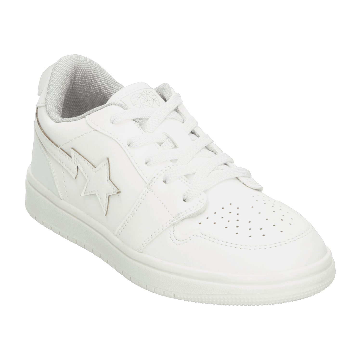 Tenis Tropicana Estrella Niña Casual Cómodo Cintas Ajustables Blanco Infantil T18-22 — imagen 4