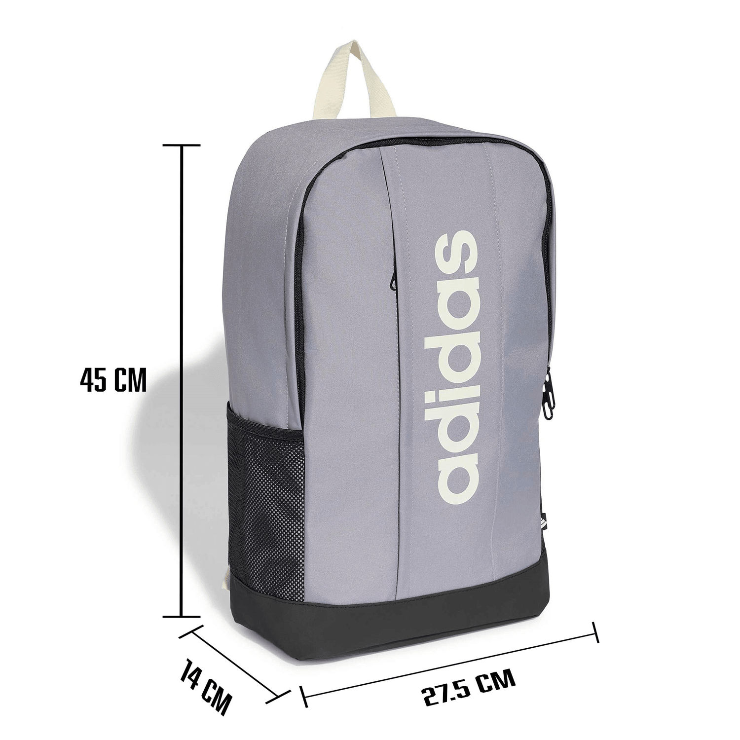 Mochila Adidas Linear Dama Escolar Cierre Lila Mujer 19L — imagen 5