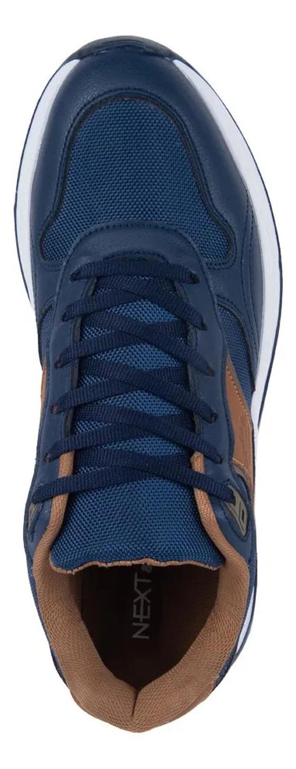Tenis Next & Co Caballero Retro Runner Casual Lona 1297991 — imagen 3