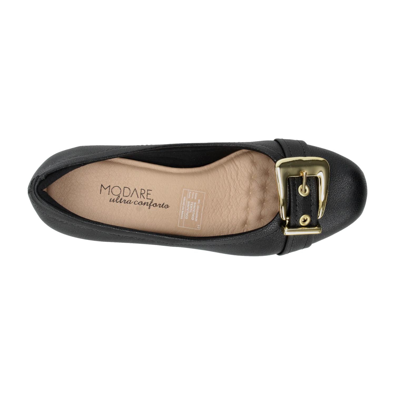 Zapato Modare Dama Negro Formal Confort Tacón Para Mujer — imagen 9