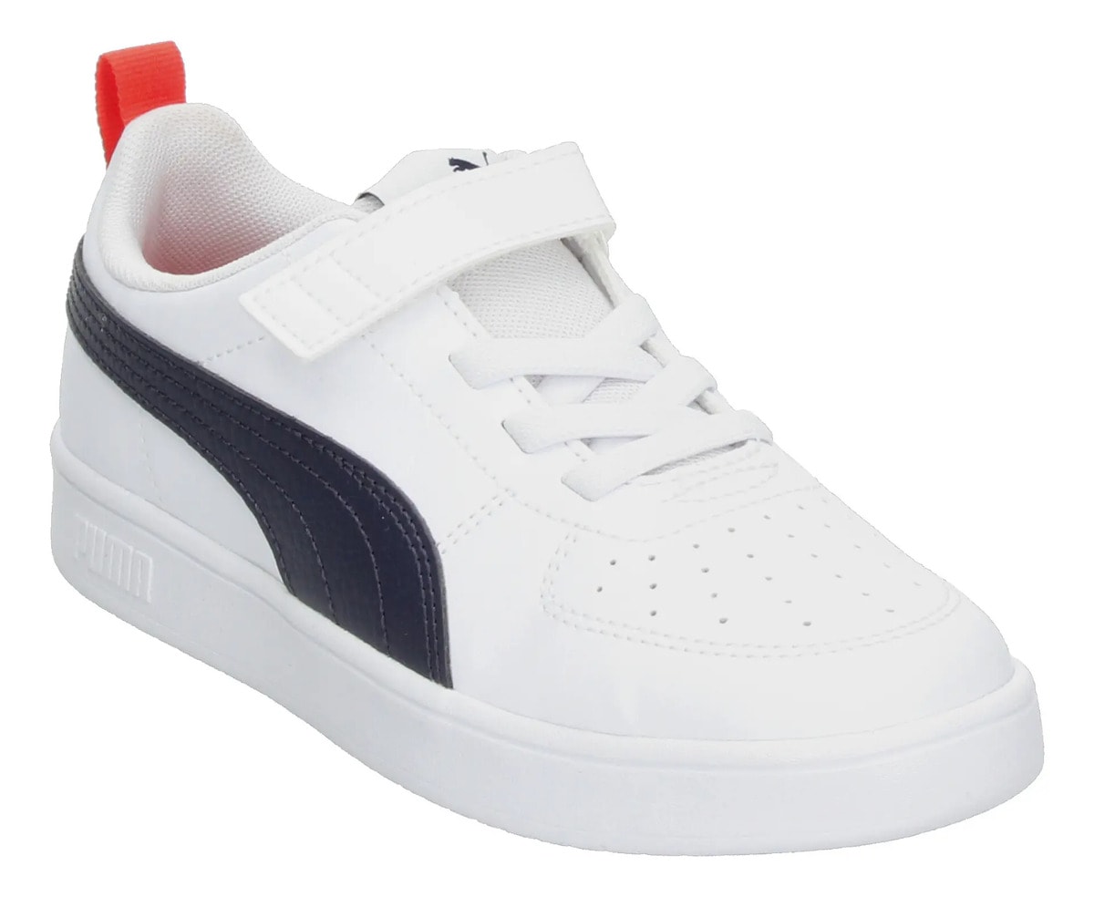 Tenis Puma Rickie Niño Casual Blanco Infantil T16-22 — imagen 13