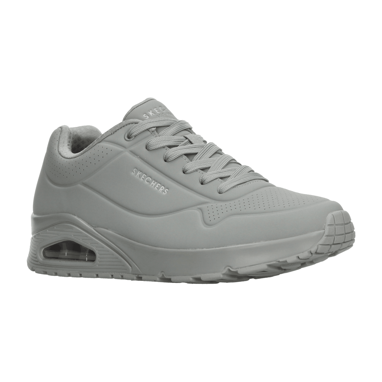 Tenis Skechers Hombre Casual Gris Caballero — imagen 2