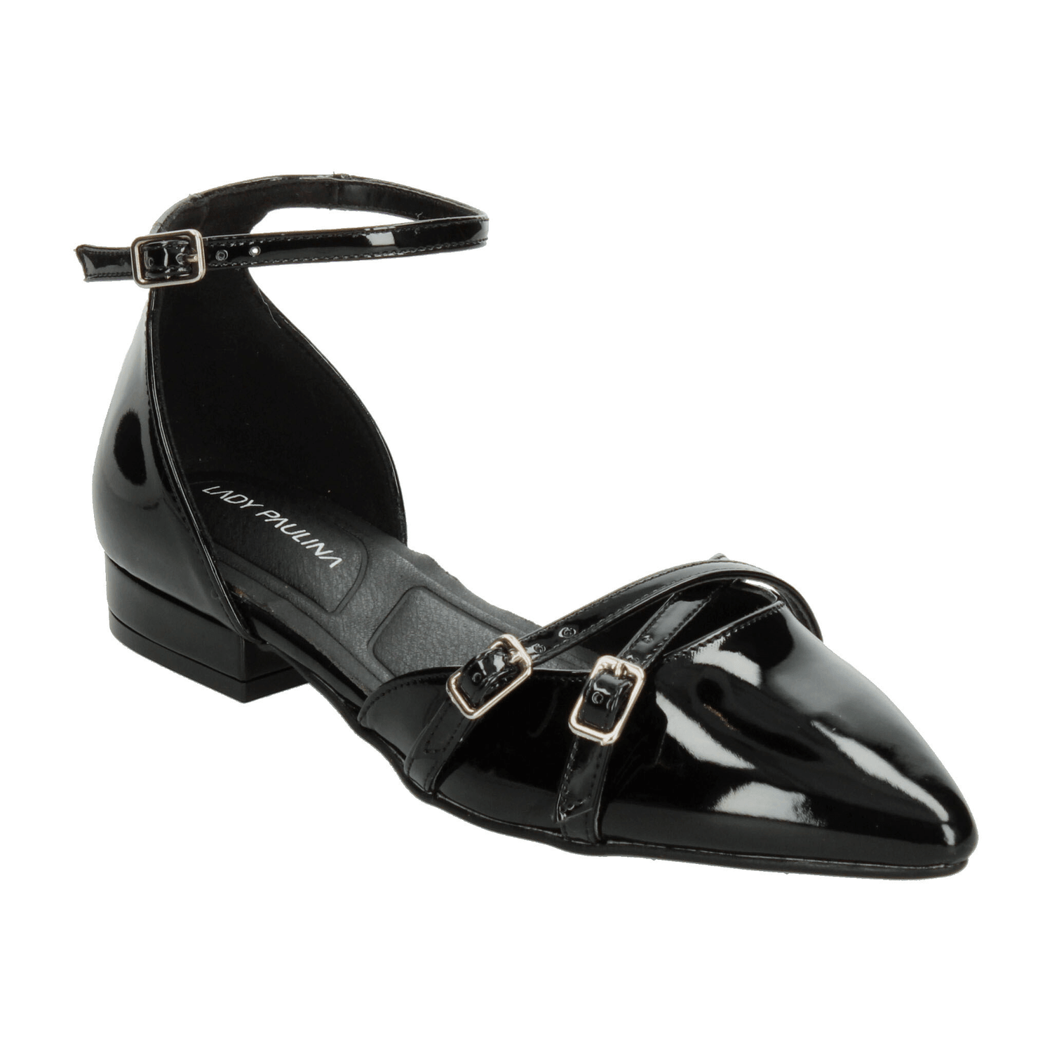 Flats Dama Paulina Negro Casual Mujer — imagen 5