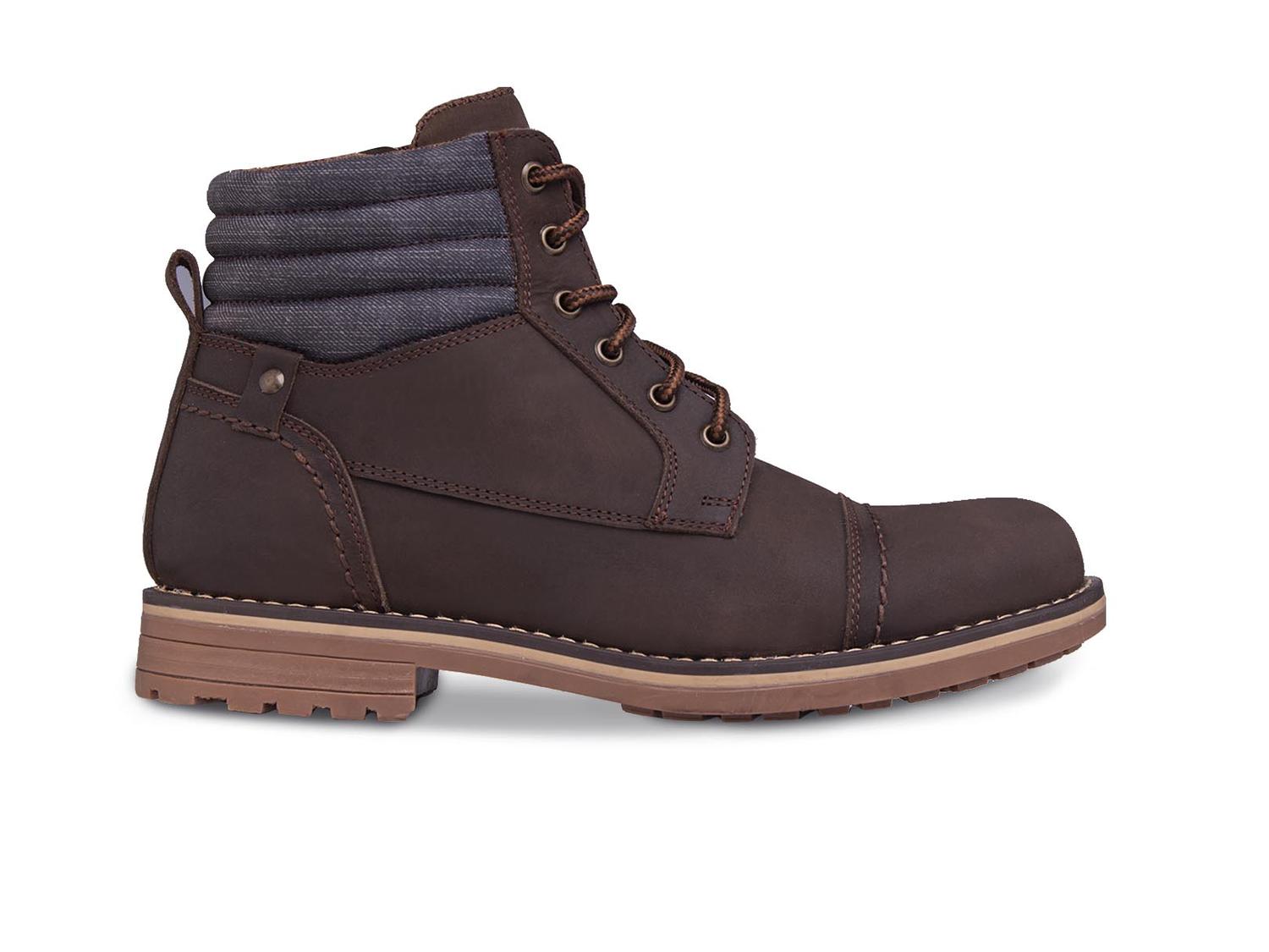Bota hombre botin caballero casual WORKLAND 89733 Café — imagen 2