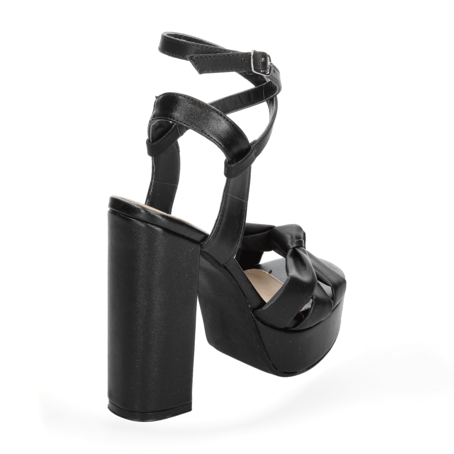Sandalias Dama Manila Negro Fiesta Mujer — imagen 4
