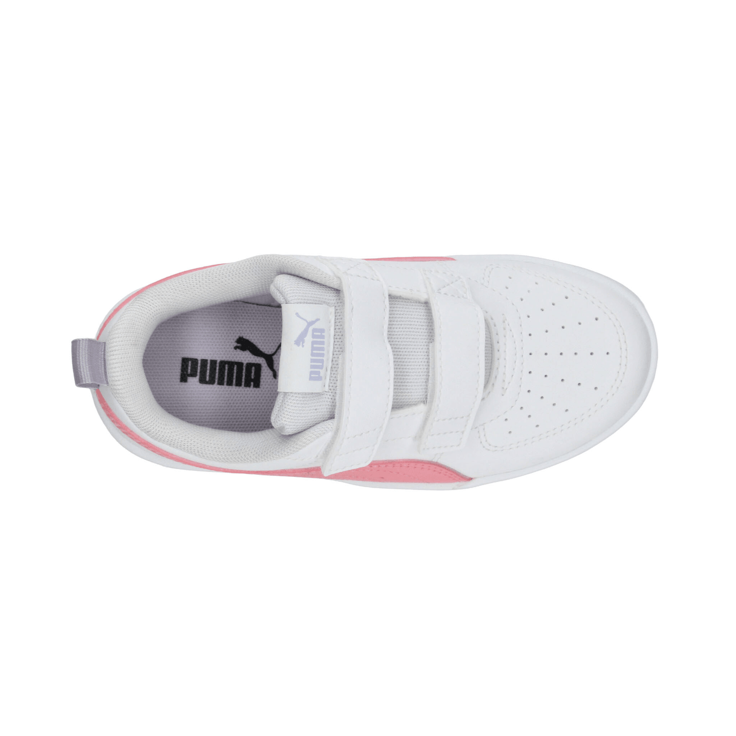 Tenis Puma Rickie V Niño Casual Blanco Infantil T16-22 — imagen 8
