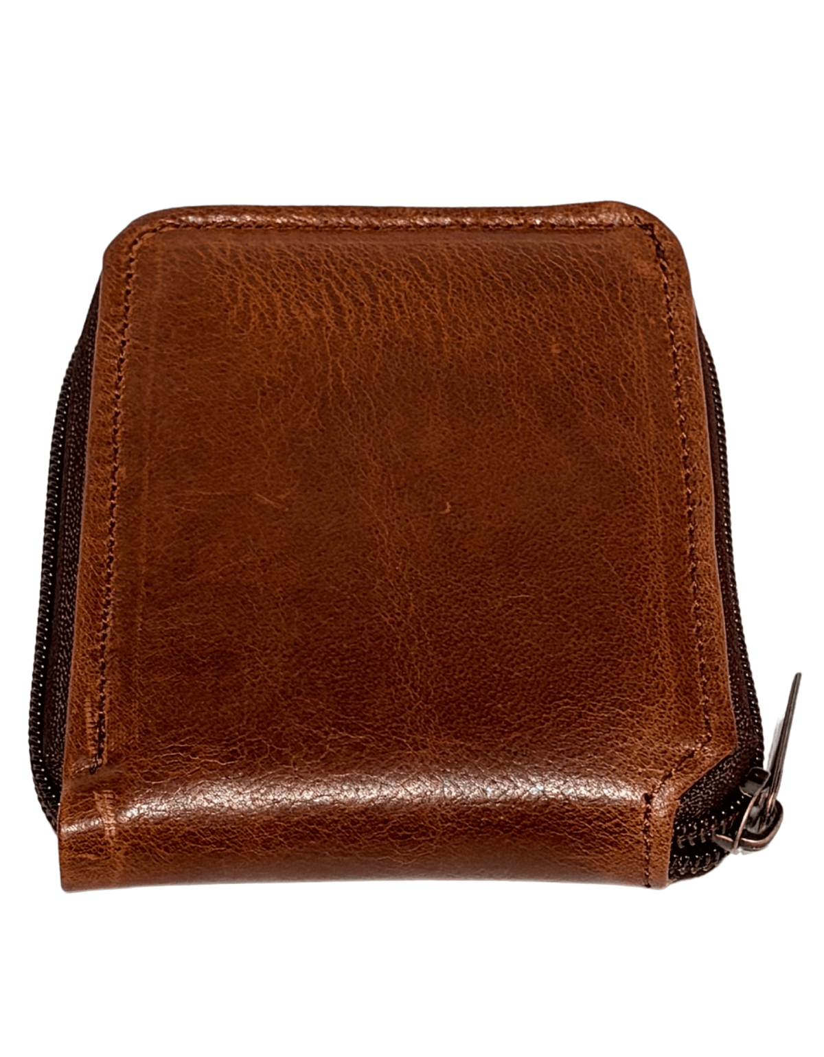 Cartera De 1 Cierre Caballero Piel Legitima Original — imagen 20