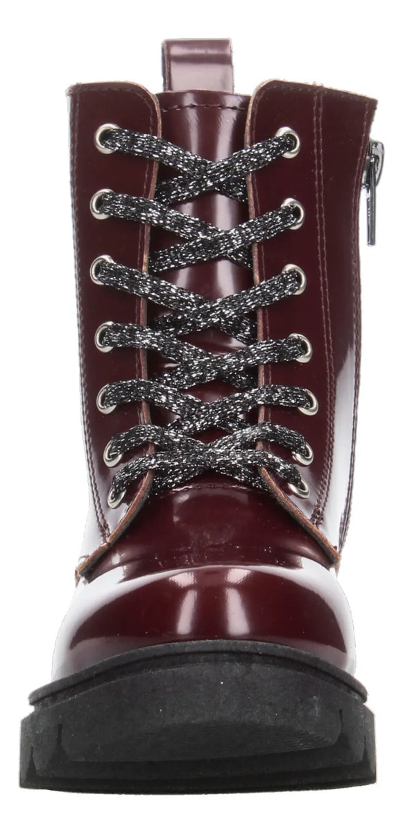 Bota Jakuna Niña Zipper Cintas Ajustables Casual Rojo Infantil T18-22 — imagen 15