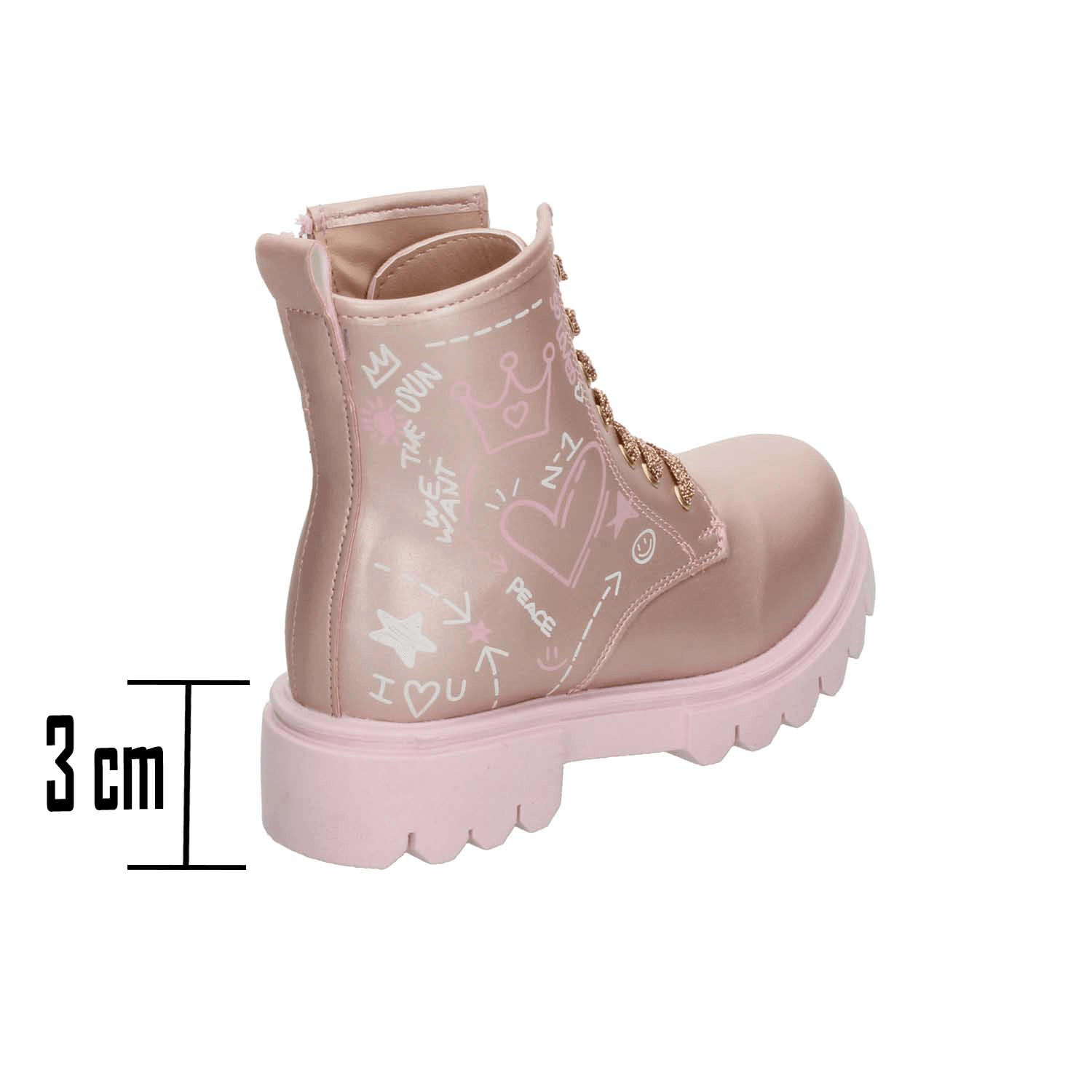 Bota Jakuna Niña Bebé Rosa Casual Infantil T15-18 — imagen 4
