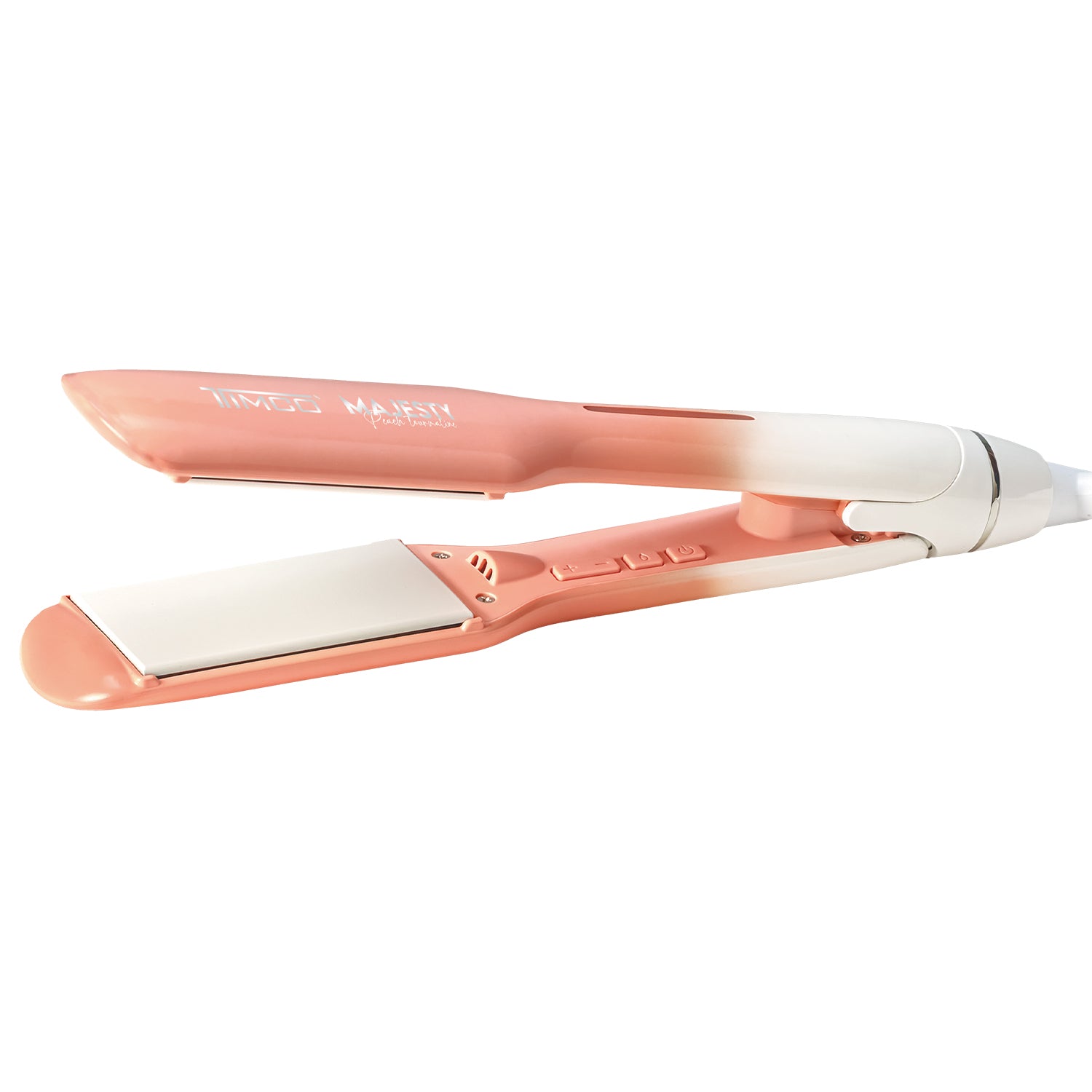 Plancha Alaciadora de Cabello Ajuste Automatico de Temperatura Majesty Peach Tourmaline Timco PHS127 — imagen 2