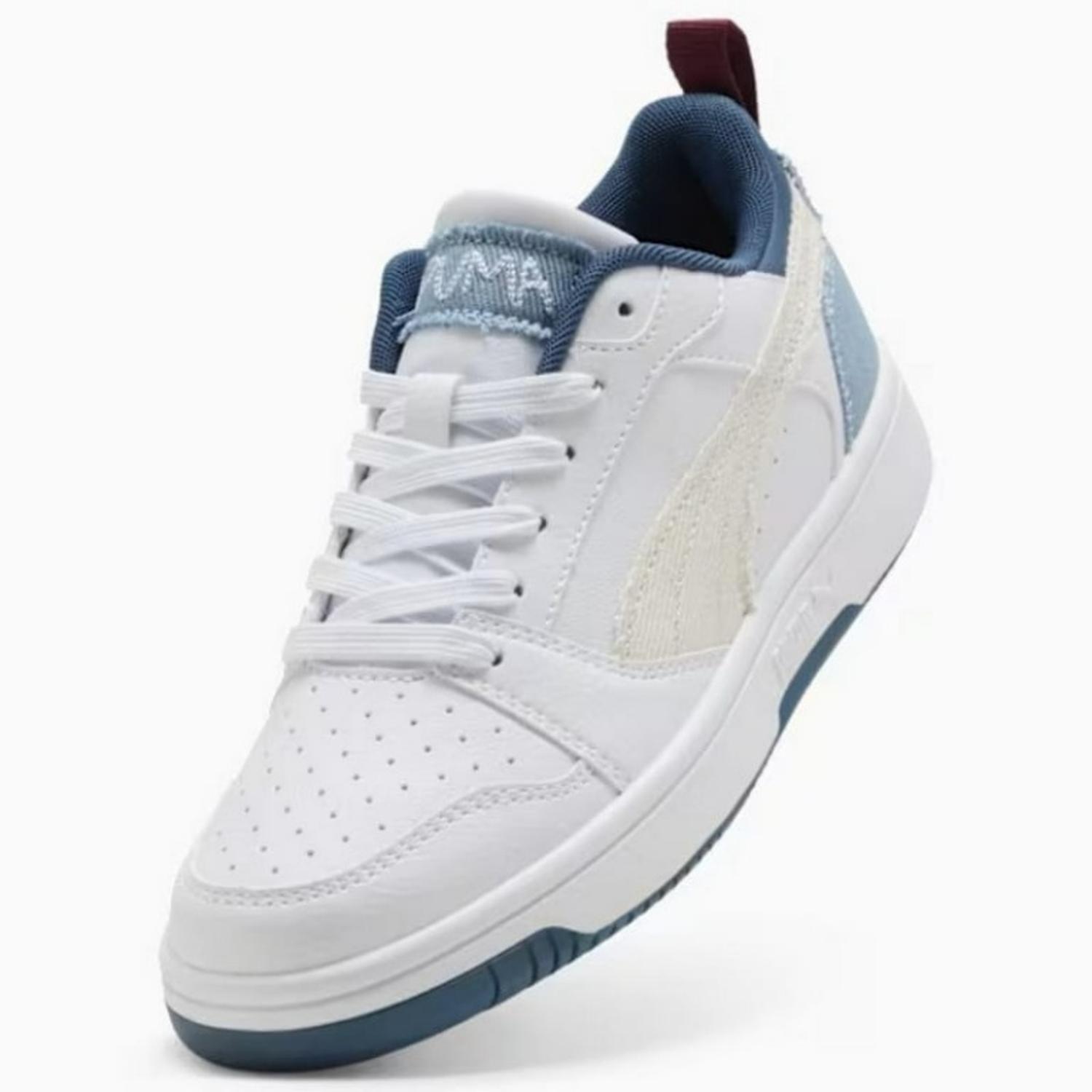 Tenis Puma Rebound V6 Lo MID 90S JR UNISEX 402775-01 — imagen 4