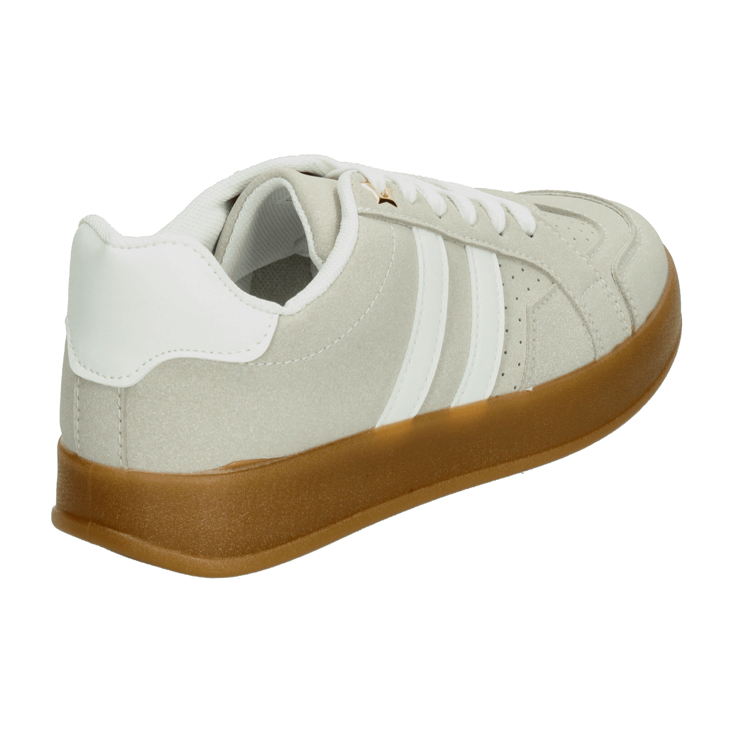 Tenis Berlín Dama Casual Deportivo Cintas Ajustables Cómodo Gris Mujer — imagen 3