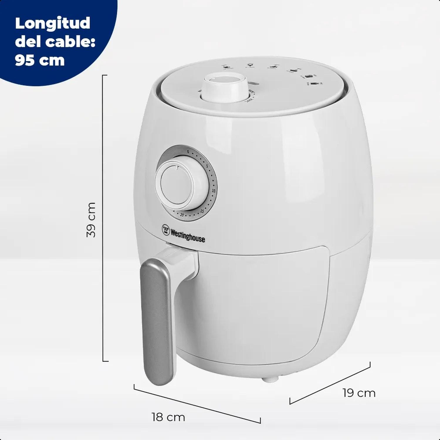 Freidora de Aire Manual 2L 1000W Westinghouse Simple Life WKAFSL200 — imagen 5