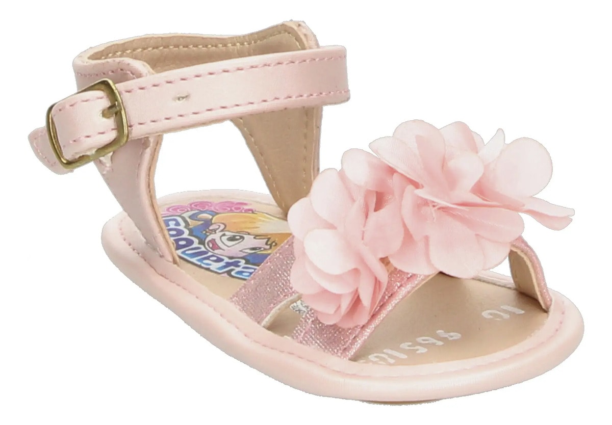 Sandalias Coqueta Niña Casual Rosa Infantil T10-13 — imagen 13