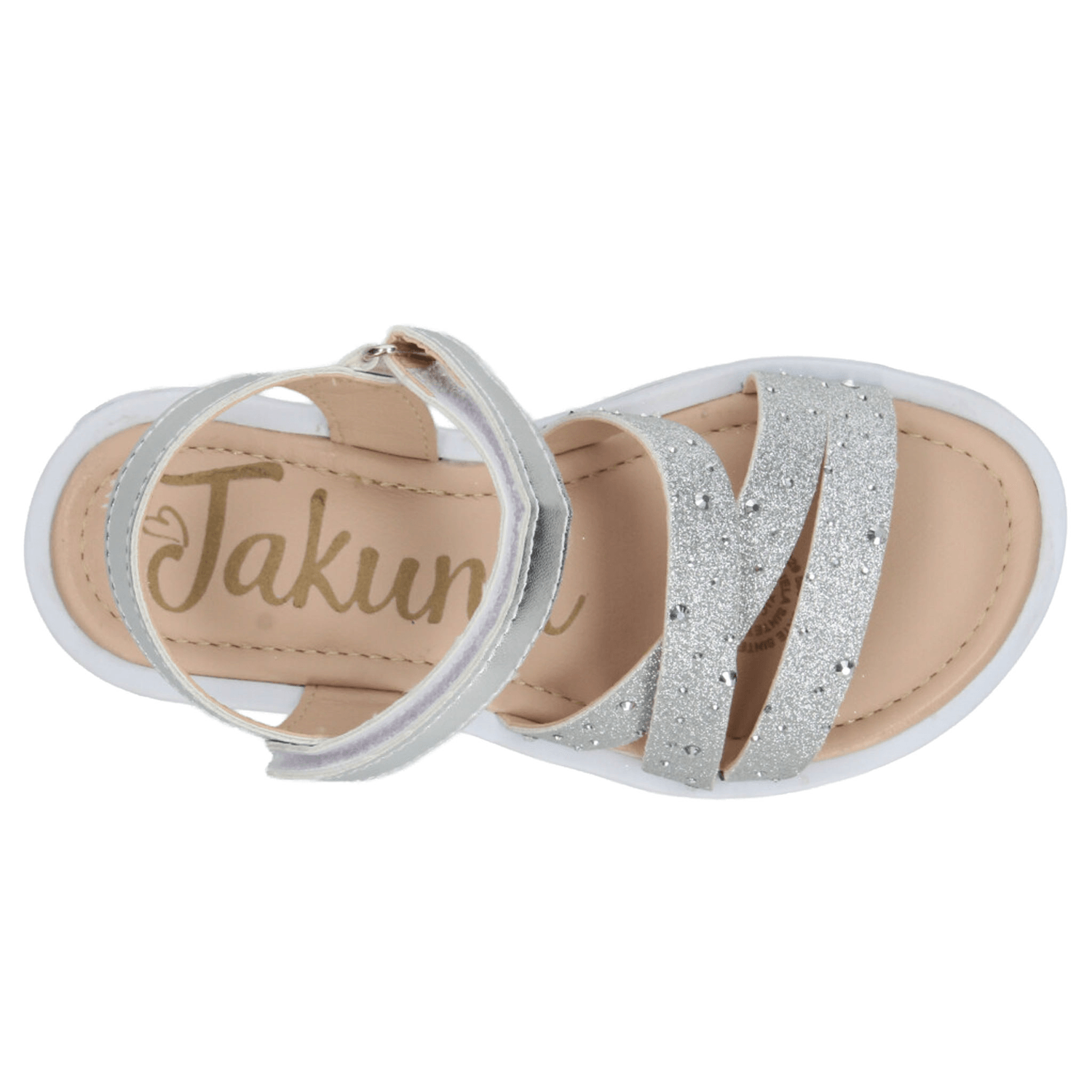 Sandalias Niña Jakuna Plateado Casual Infantil T18-22 — imagen 9