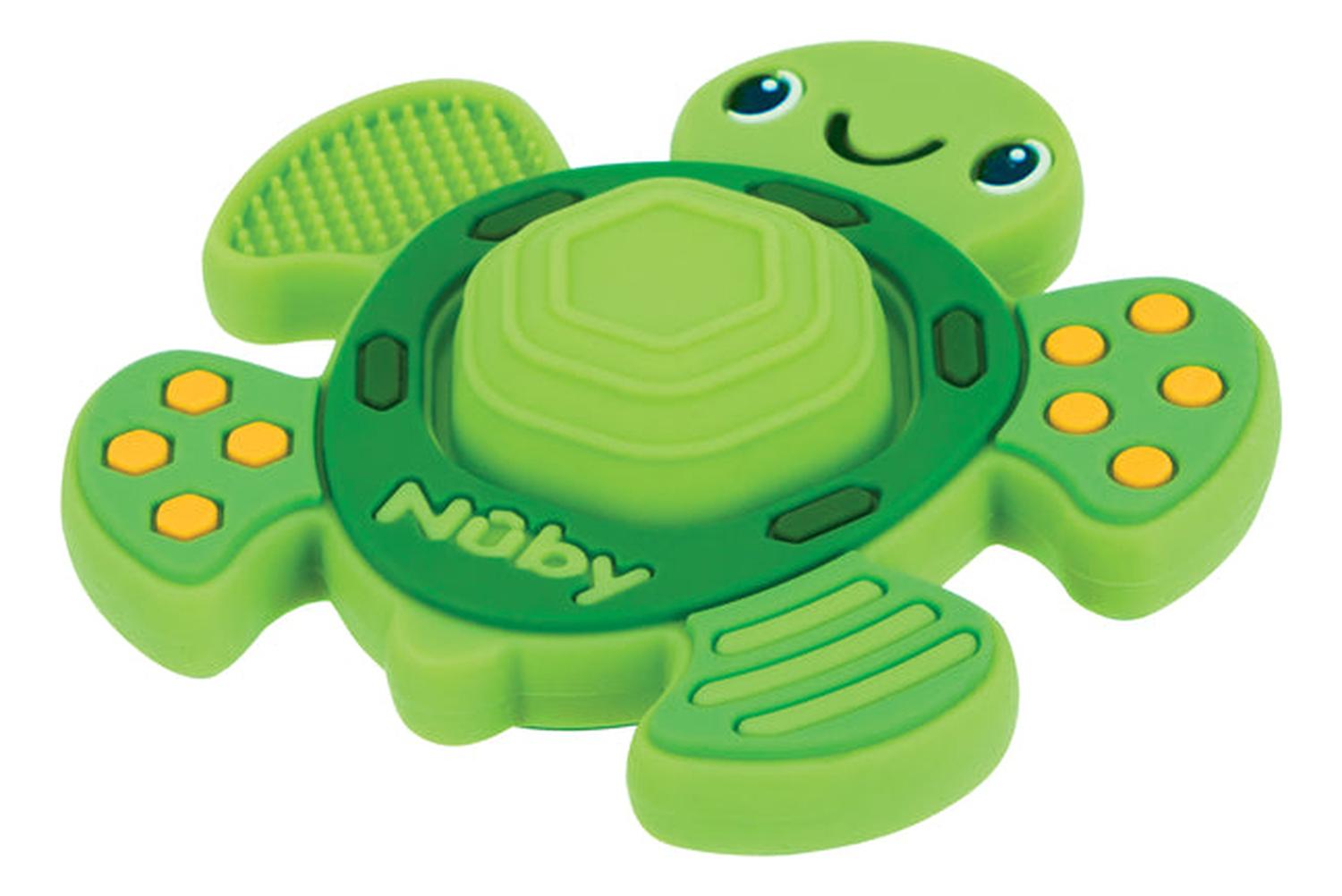 Mordedera Con Pop It Nuby Elefante Azul Teeth N Pop 3m+ — imagen 4