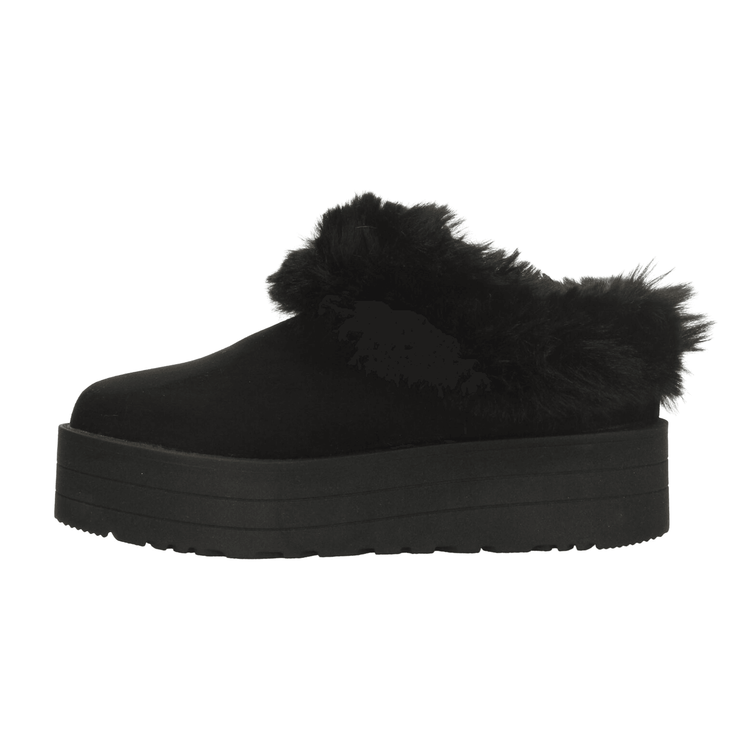 Zueco Rojo Cereza Dama Negro Pantufla Plataforma Casual Mujer — imagen 6