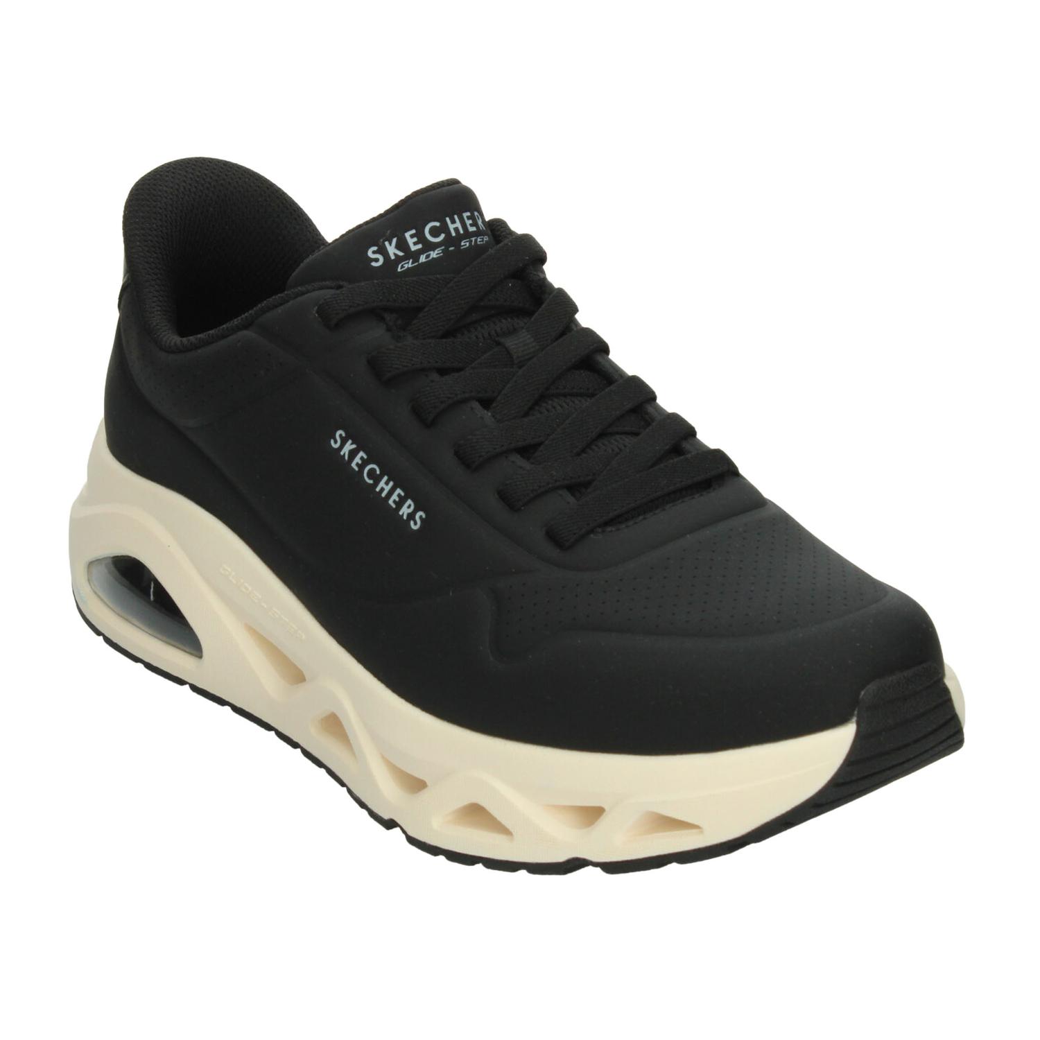 Tenis Skechers Uno Glide-Step Hombre Casual Negro Caballero — imagen 4
