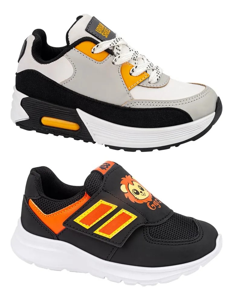 Tenis Urban Shoes Niño Urbano Casual Kit 2 Pares 1294126 — imagen 8