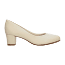 Zapato Confort Beira rio Dama Confort Cremita Mujer