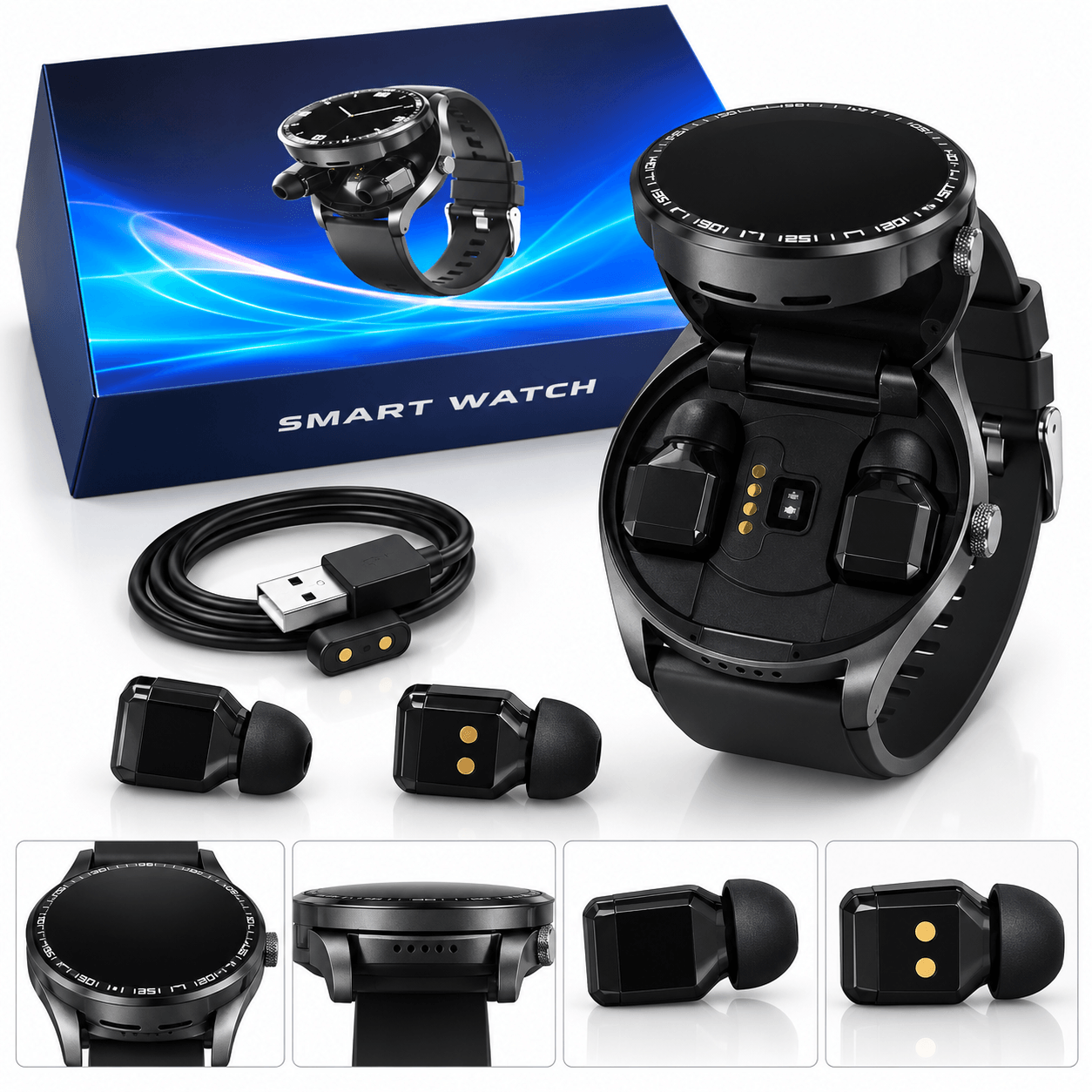 Smartwatch 2 en 1 con Audífonos Bluetooth Integrados — imagen 11