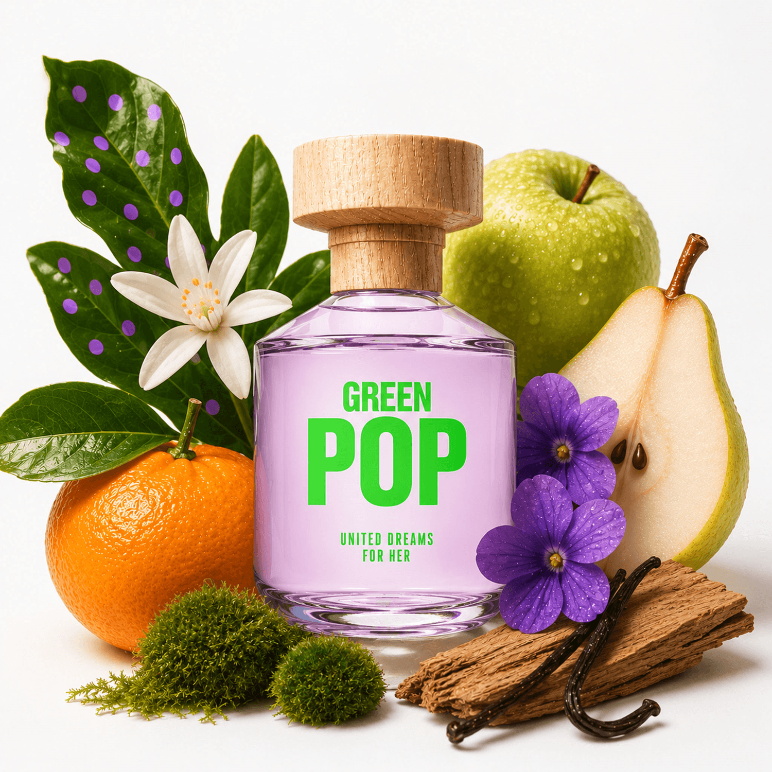 Perfume Benetton Green Pop Dama 80ml — imagen 3