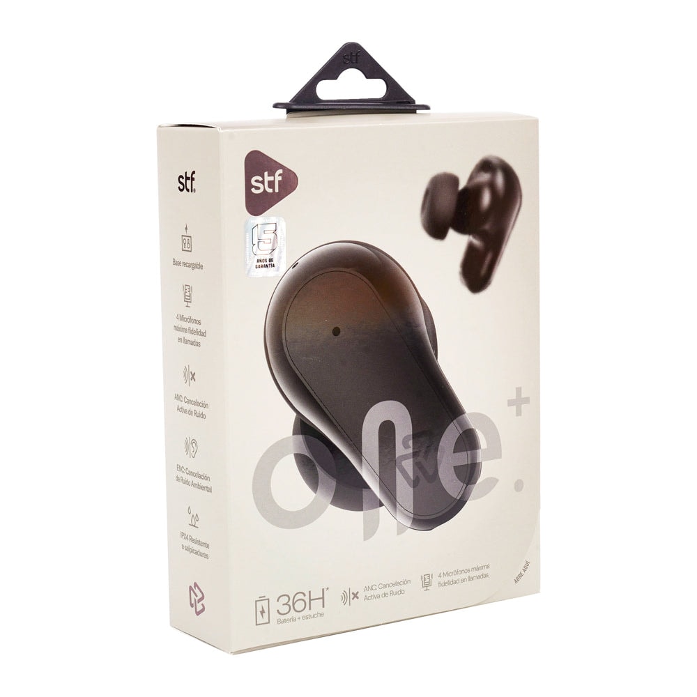 Audífonos Inalámbricos Tws One Plus STF 36hrs Uso ANC/ENC 4 Microfonos Proteccion IPX4 Negro — imagen 10