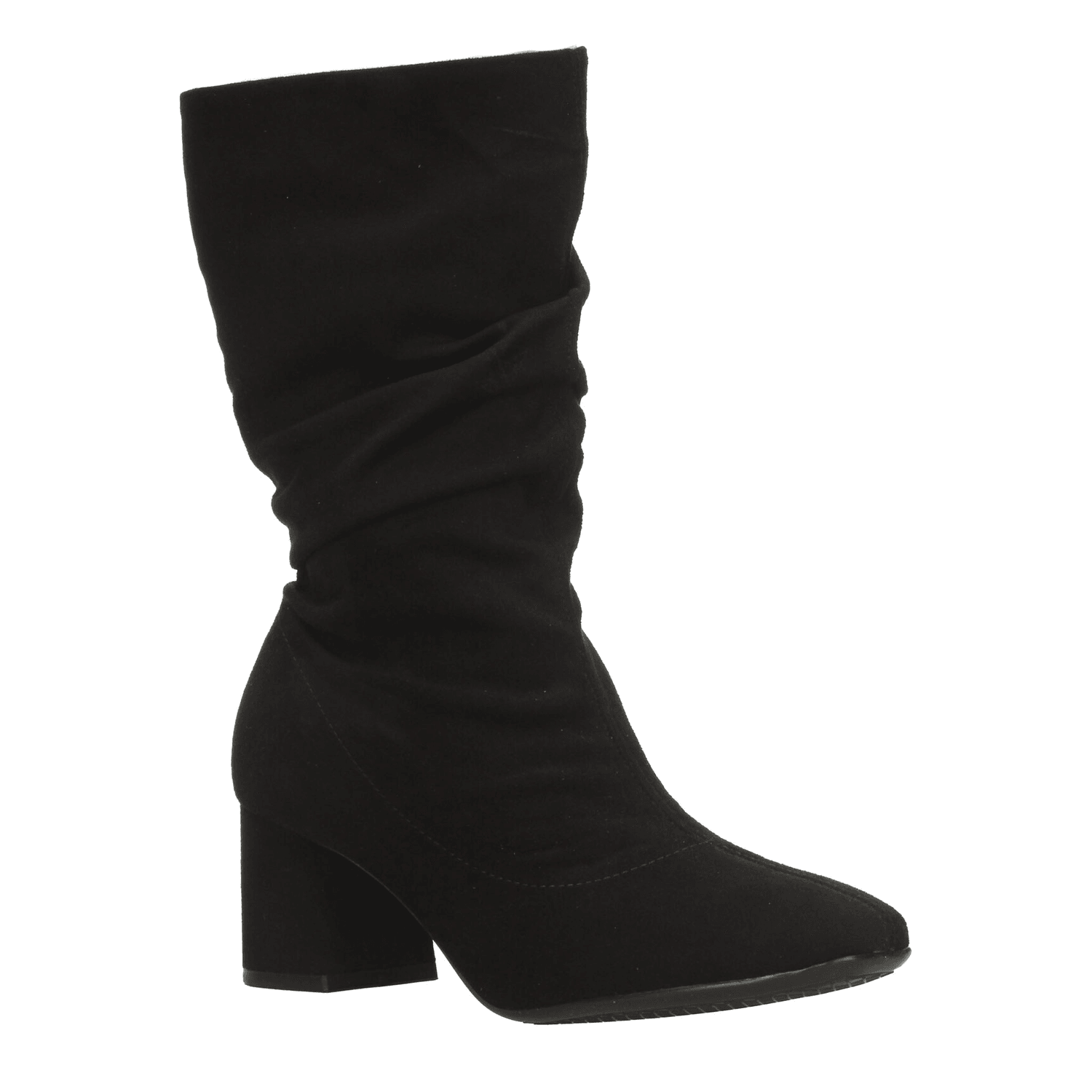 Bota Beira Rio Dama Casual Slouchy Tacón Negro Mujer — imagen 2