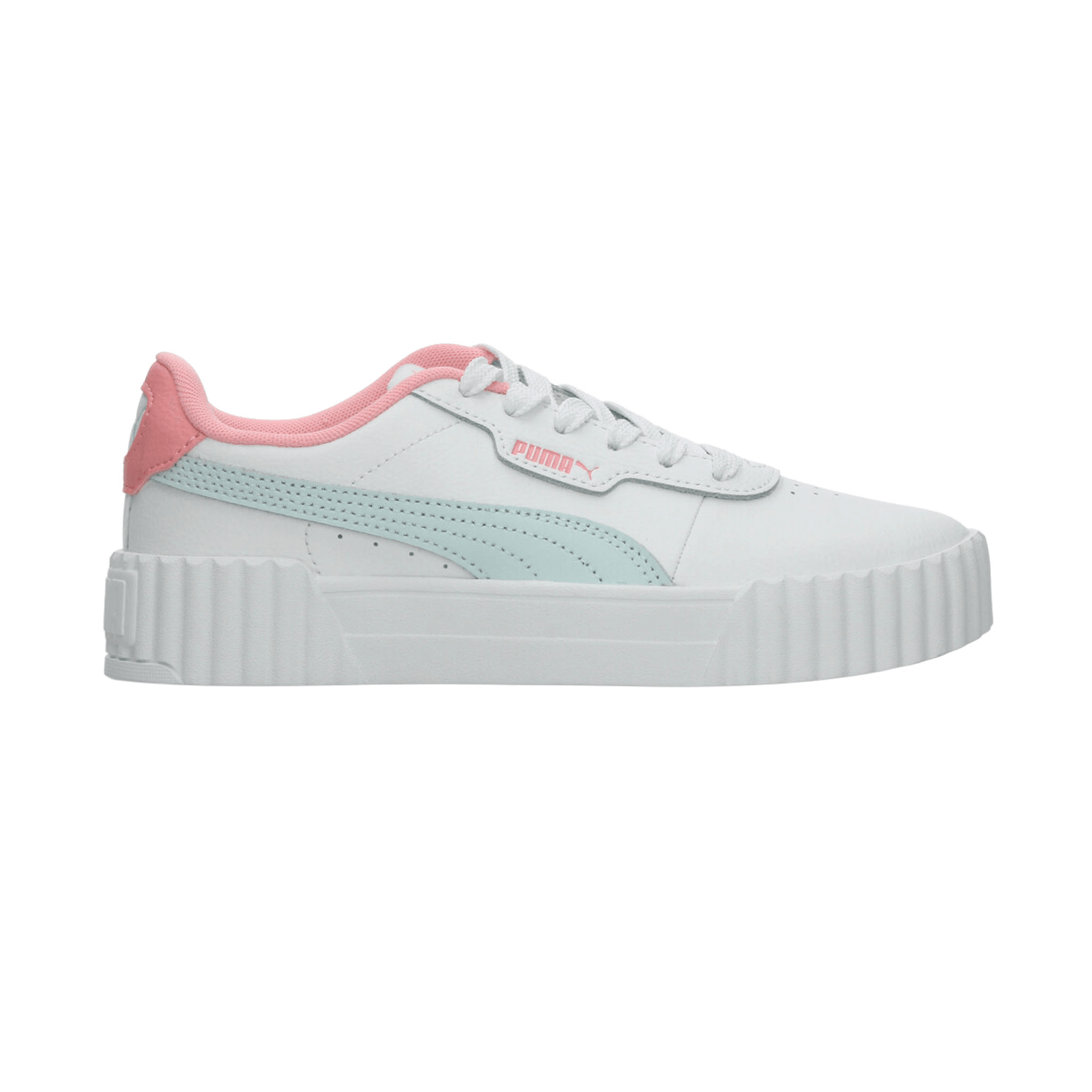 Tenis Niña Puma Carina 3.0 Jr Blanco Casual Infantil T22-25 — imagen 2