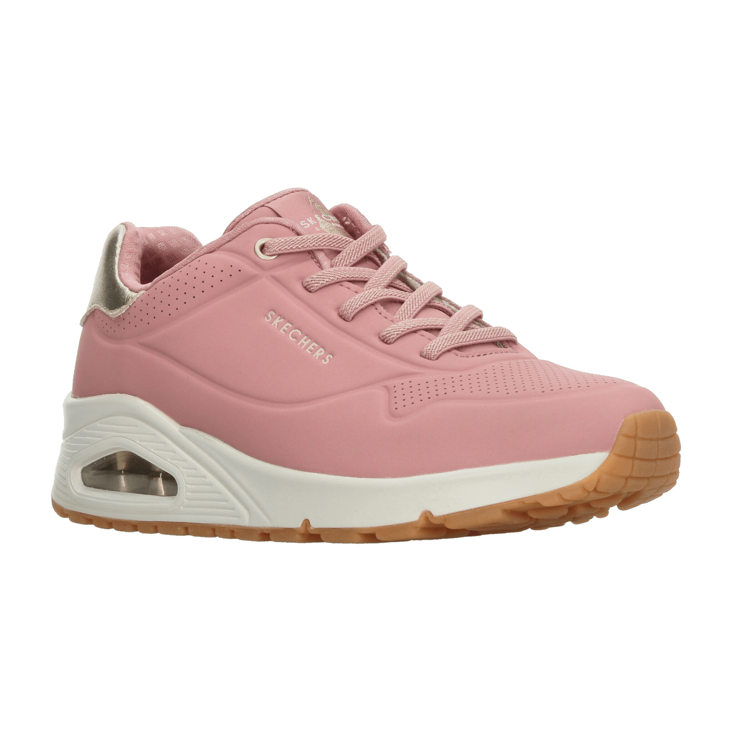 Tenis Dama Skechers Rosa Casual Mujer — imagen 3