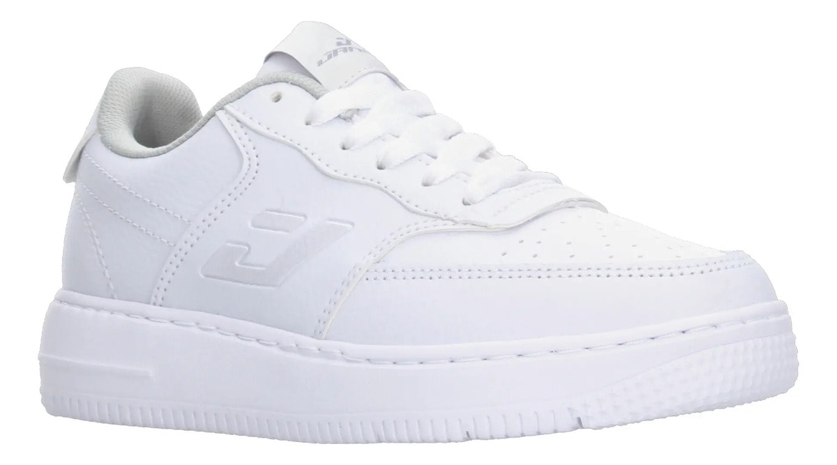 Tenis Janlo Niño Colegio Casual Deportivo Cintas Ajustables Escolar Blanco Infantil T22-26 — imagen 11