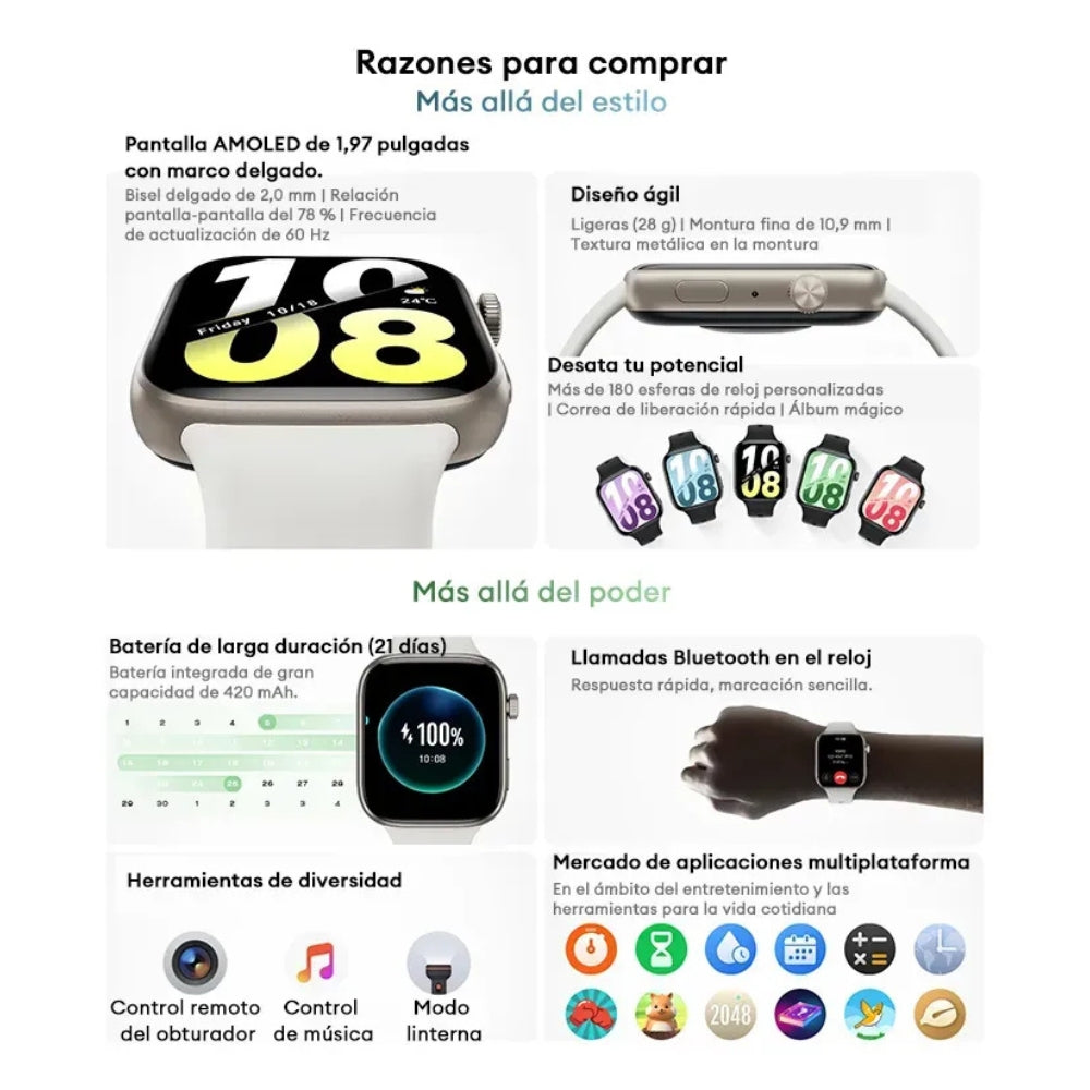 SmartWatch Honor Watch X5i - Blanco — imagen 4