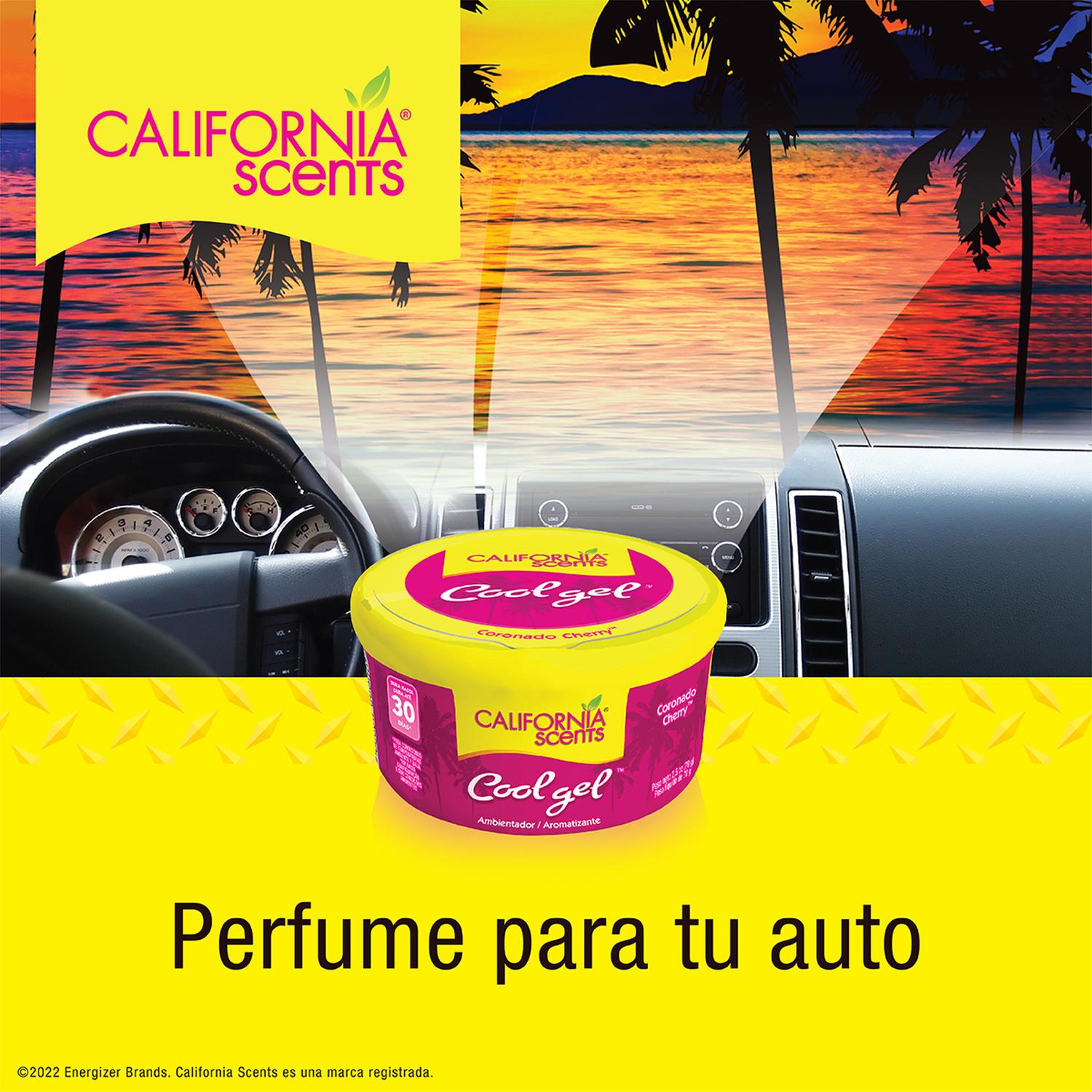 Aromatizante Gel California Scents 2.5oz Aroma Cherry Lata — imagen 3