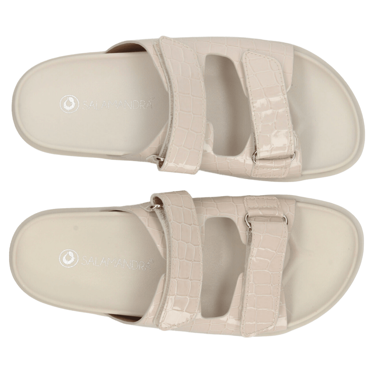Sandalias Salamandra Dama Casual Crema Mujer — imagen 10