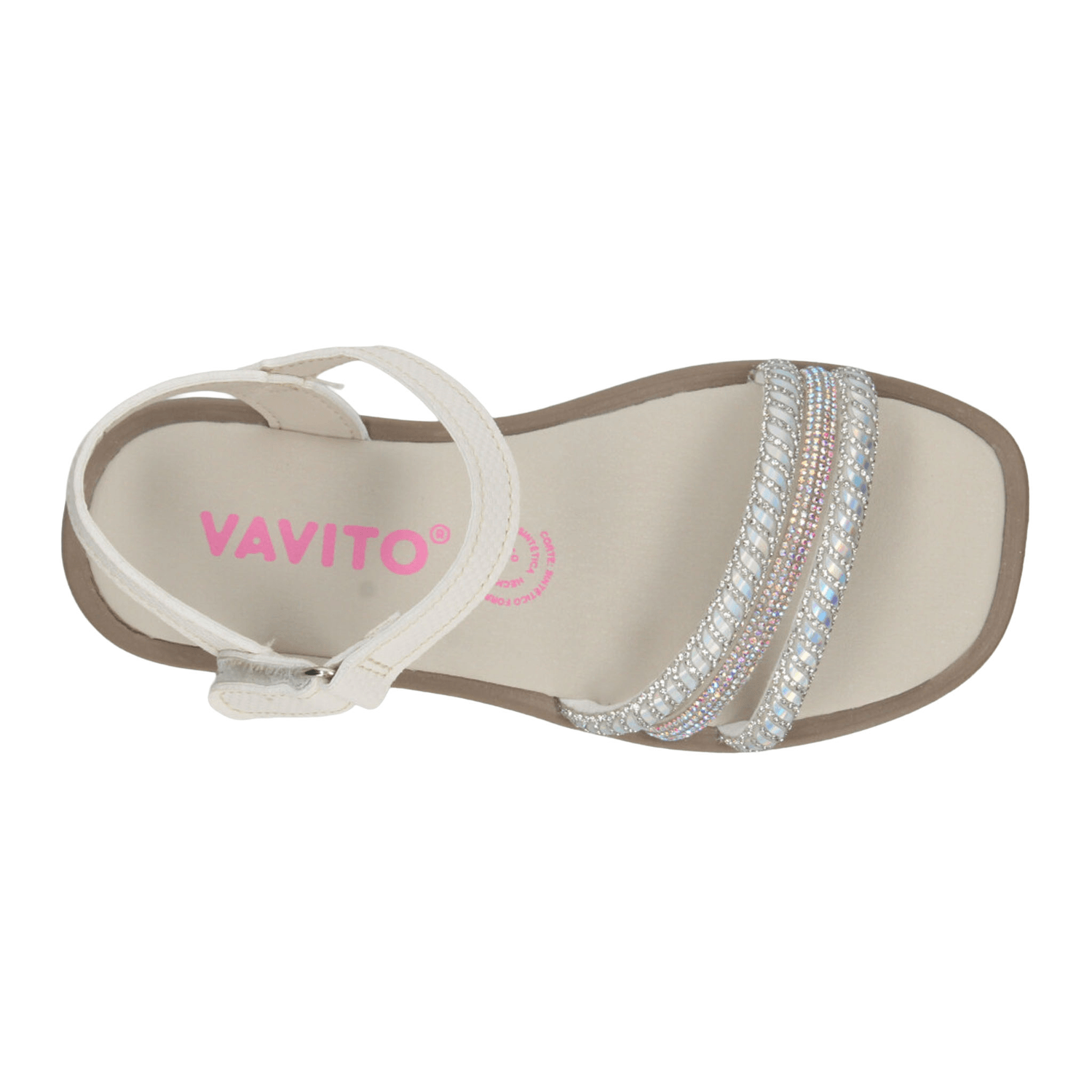 Sandalias Niña Vavito Blanco Casual Infantil T22-27 — imagen 9