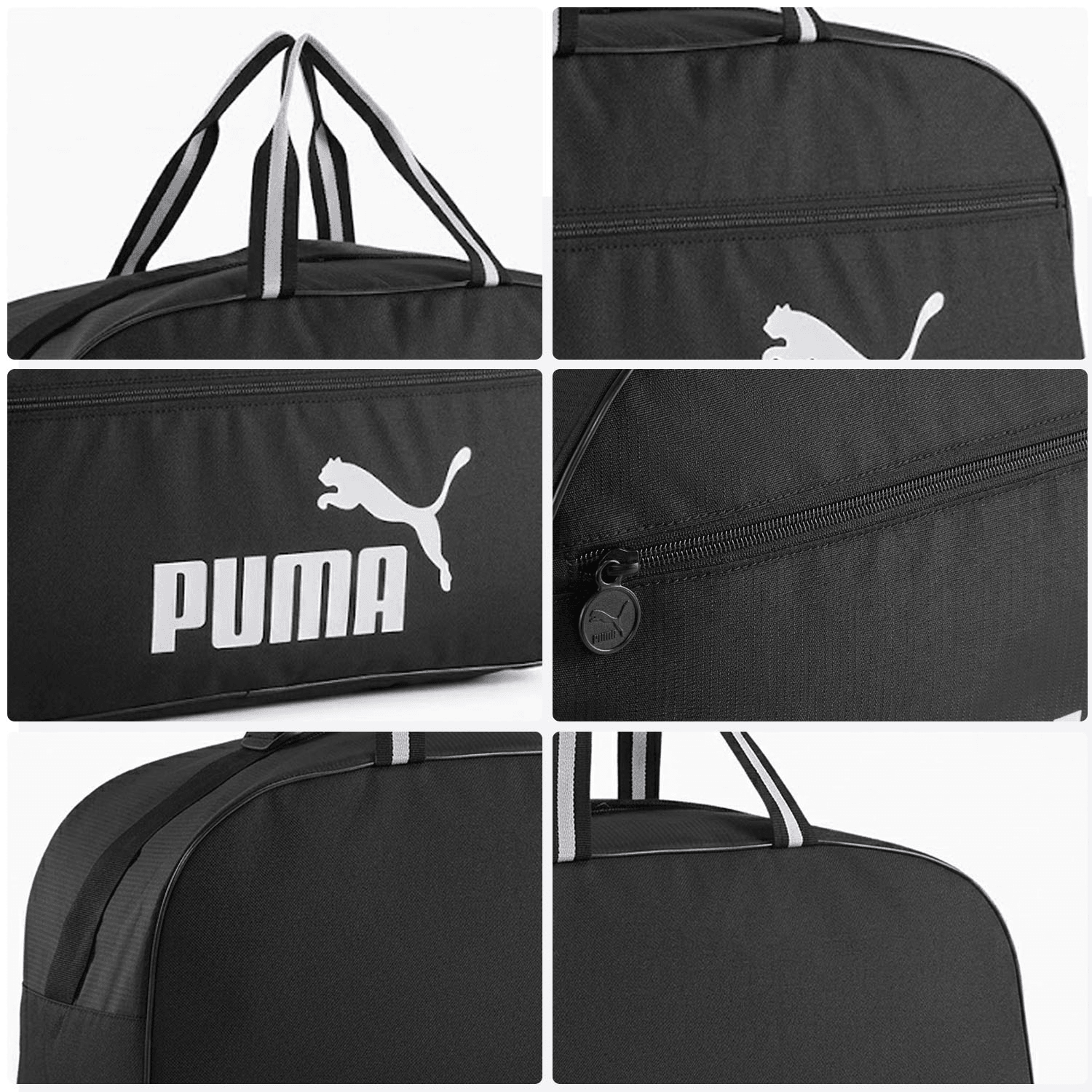 Bolsa de Mano Puma Campus Deportiva Viaje Gym Negro Unisex — imagen 4