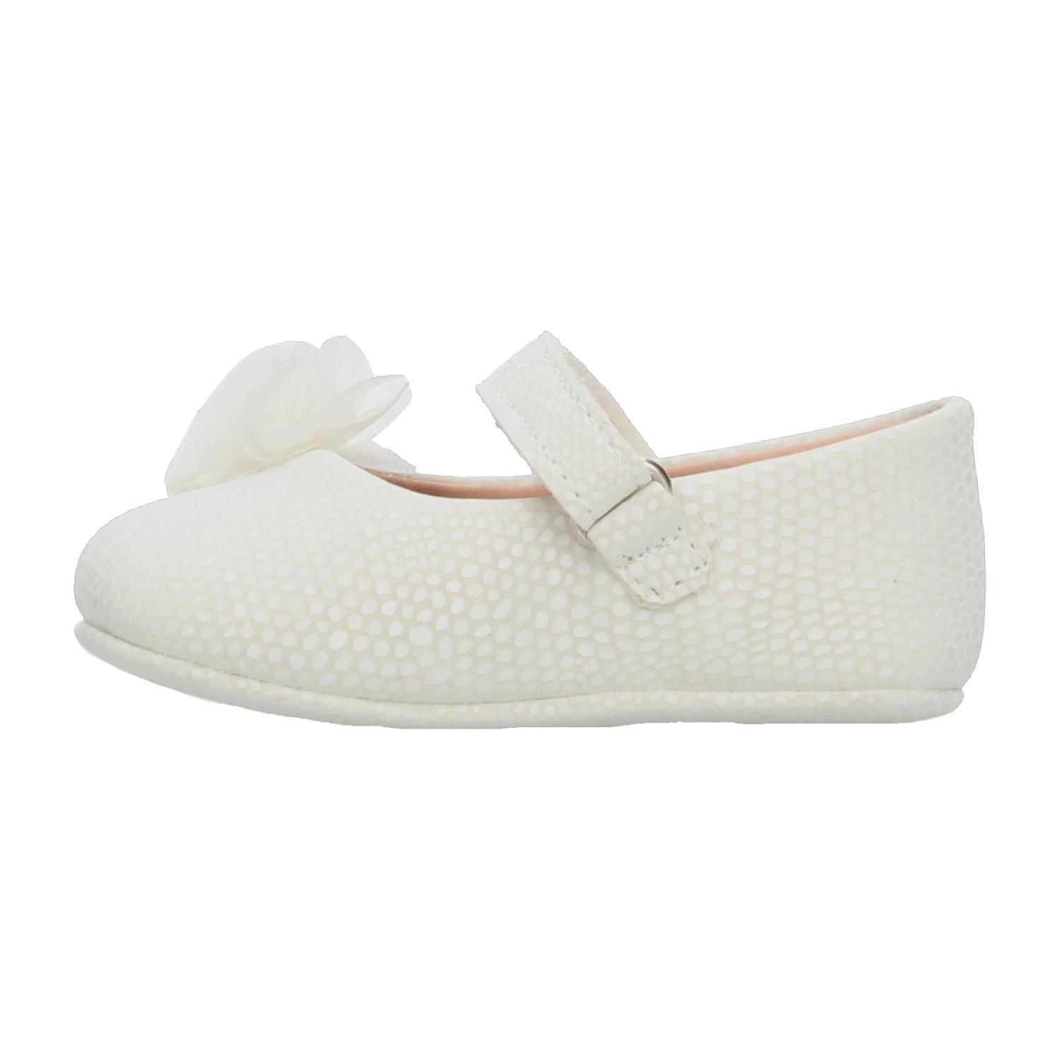 Zapato Coqueta Niña Ceremonia Blanco Infantil T10-12 — imagen 4