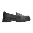 Zapato Vavito Niña Escolar Plataforma Negro Juvenil T22-27