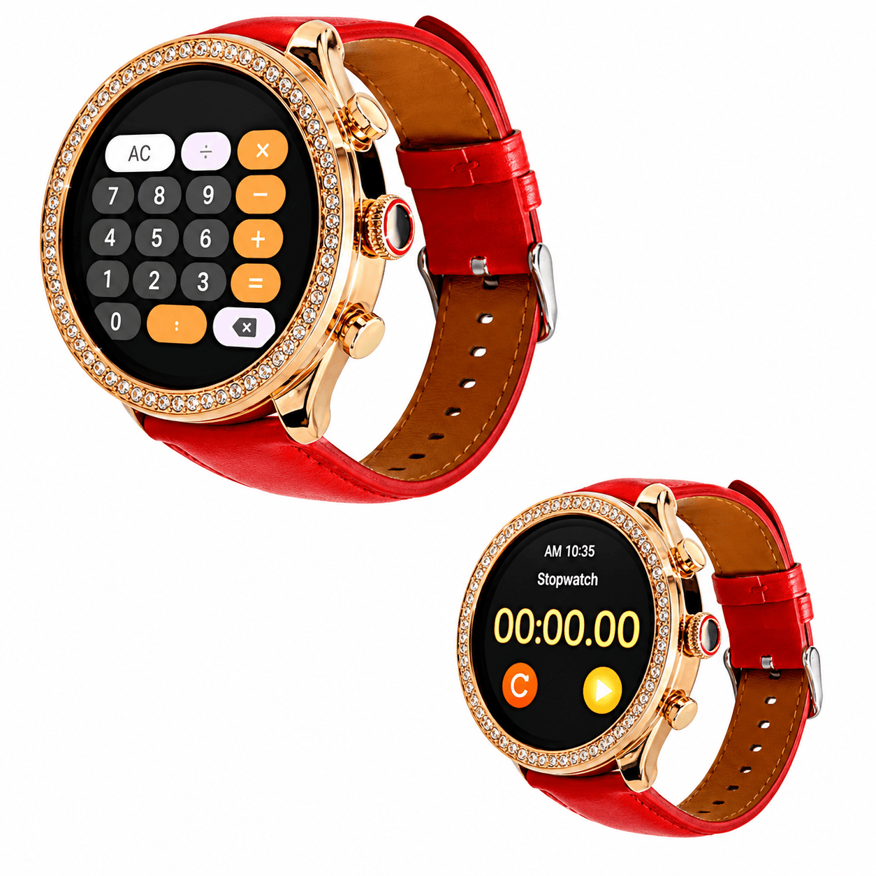Smartwatch Bossney WS GS83 Rojo – Elegancia, Tecnología y Bienestar en Tu Muñeca — imagen 5