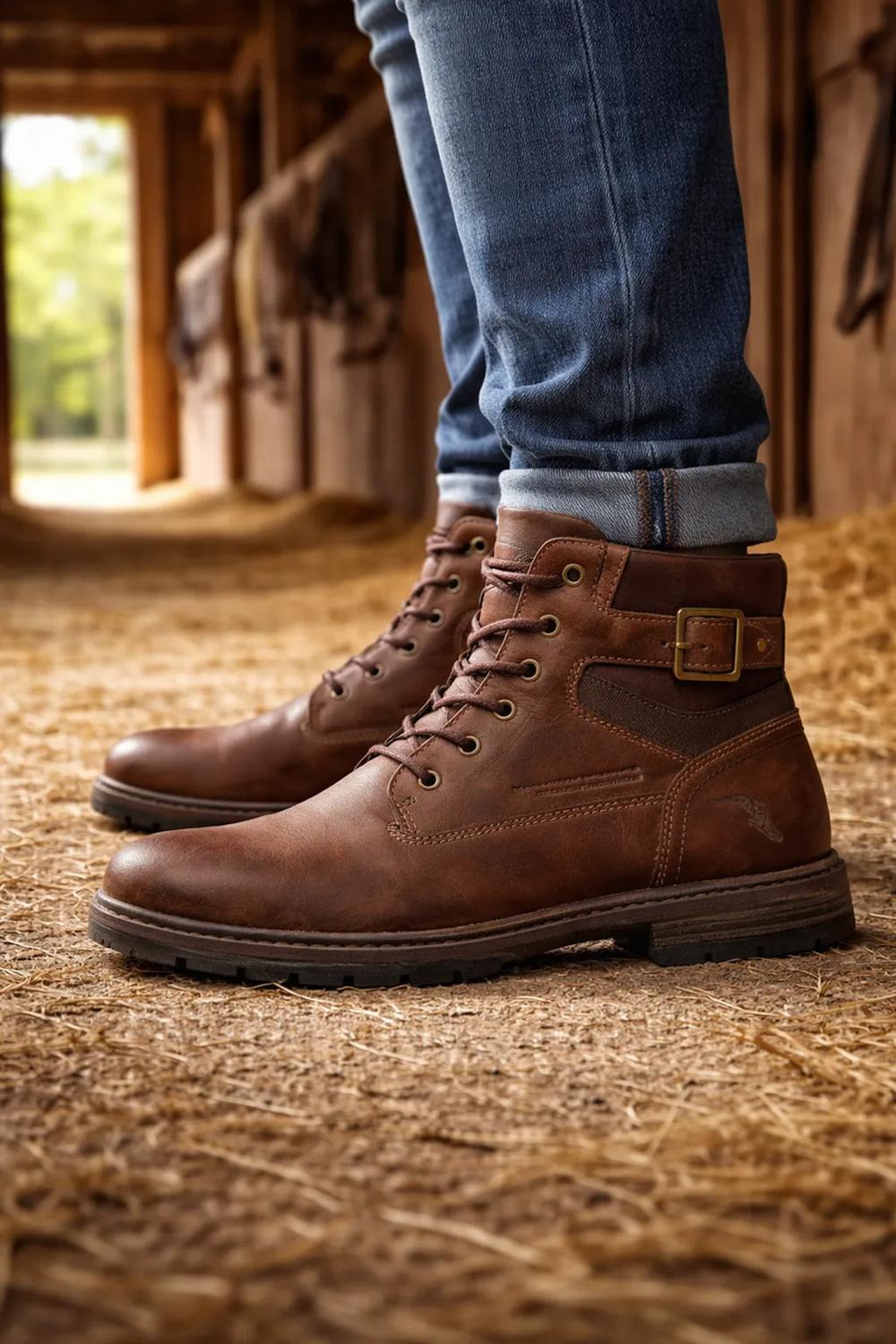 Bota Hombre Goodyear Vestir Casual Heavy Gy00u — imagen 1