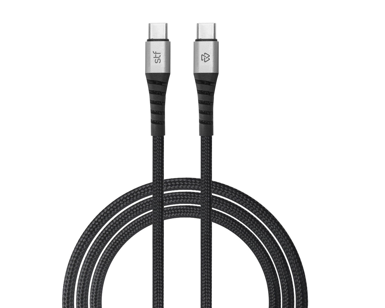 Cable Tipo C a Tipo C 30W Carga Rápida PD 1.8m Textil/Aluminio — imagen 2
