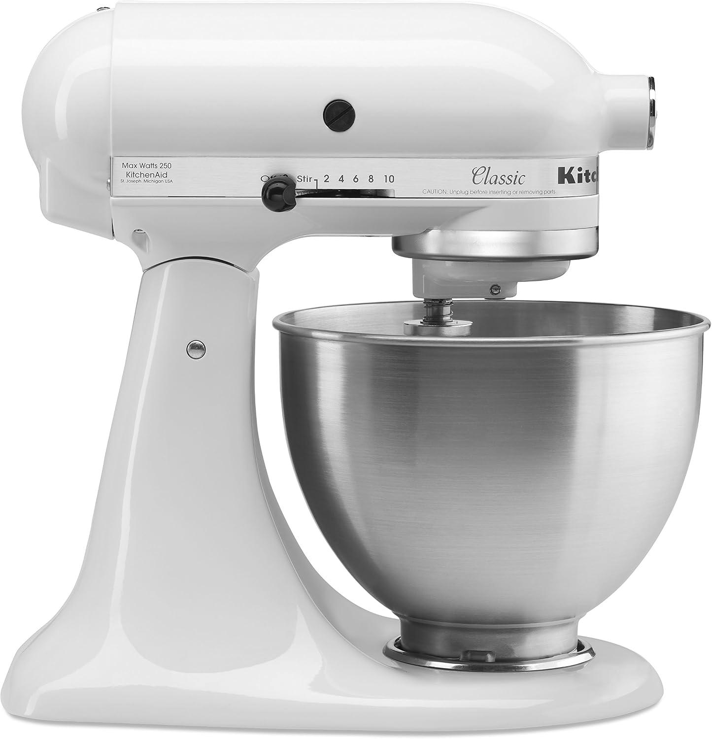 Batidora de Pedestal KitchenAid K45SSWH 10 Velocidades — imagen 1